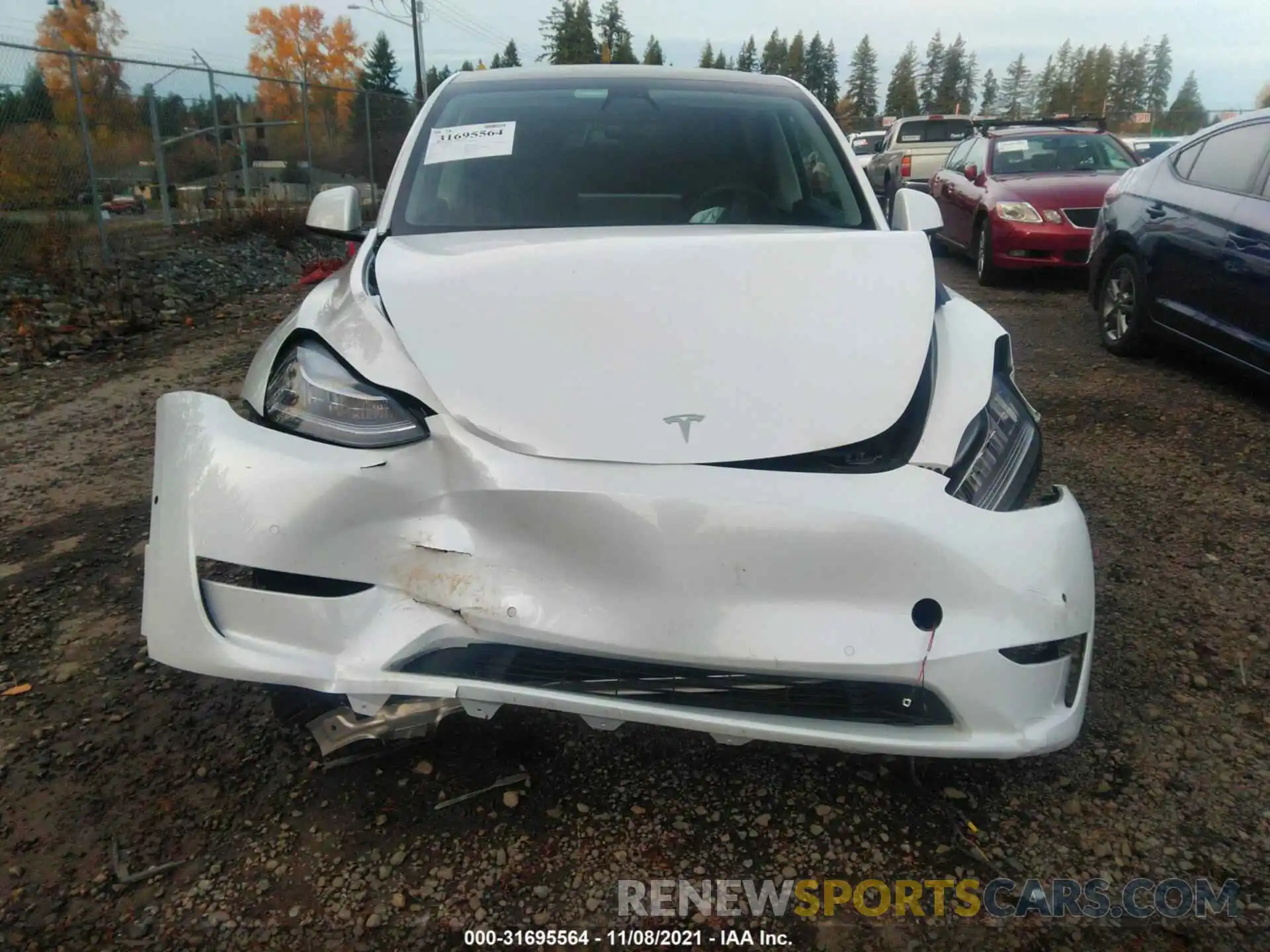 6 Фотография поврежденного автомобиля 5YJYGDEE3MF229452 TESLA MODEL Y 2021