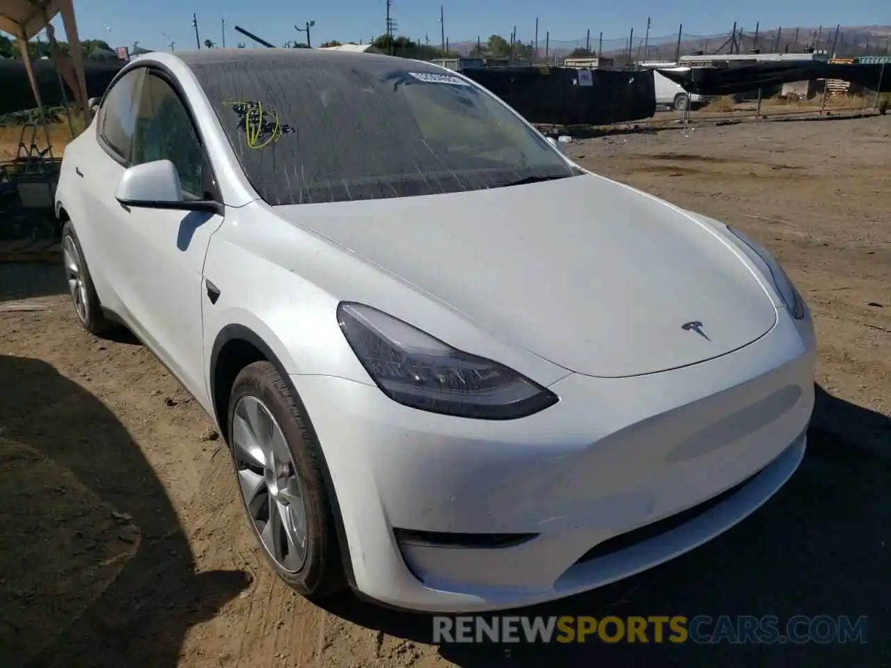 1 Фотография поврежденного автомобиля 5YJYGDEE3MF245991 TESLA MODEL Y 2021