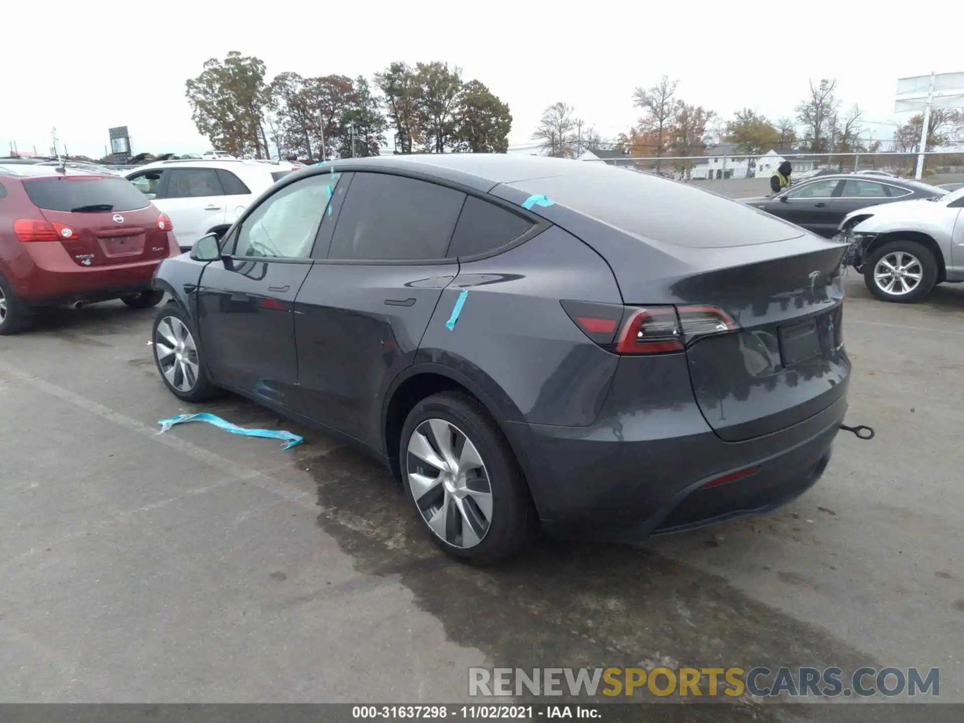 3 Photograph of a damaged car 5YJYGDEE3MF251855 TESLA MODEL Y 2021