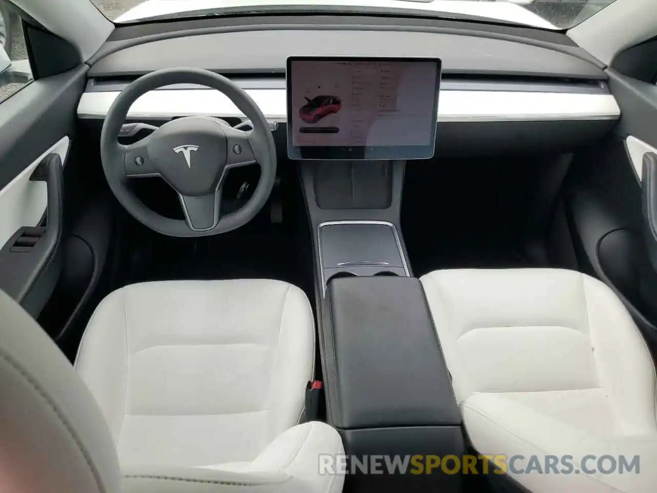 8 Photograph of a damaged car 5YJYGDEE3MF276075 TESLA MODEL Y 2021