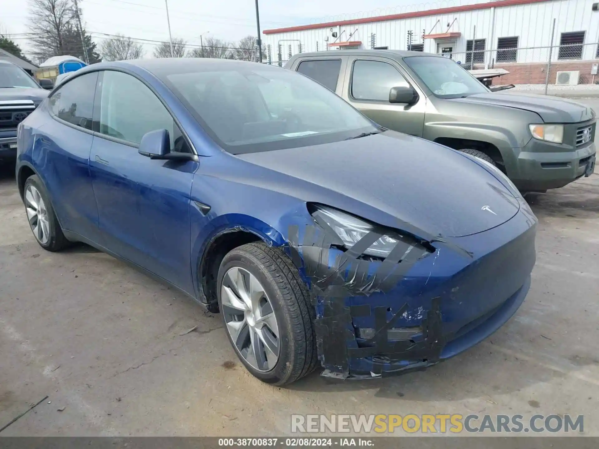 1 Фотография поврежденного автомобиля 5YJYGDEE3MF283950 TESLA MODEL Y 2021