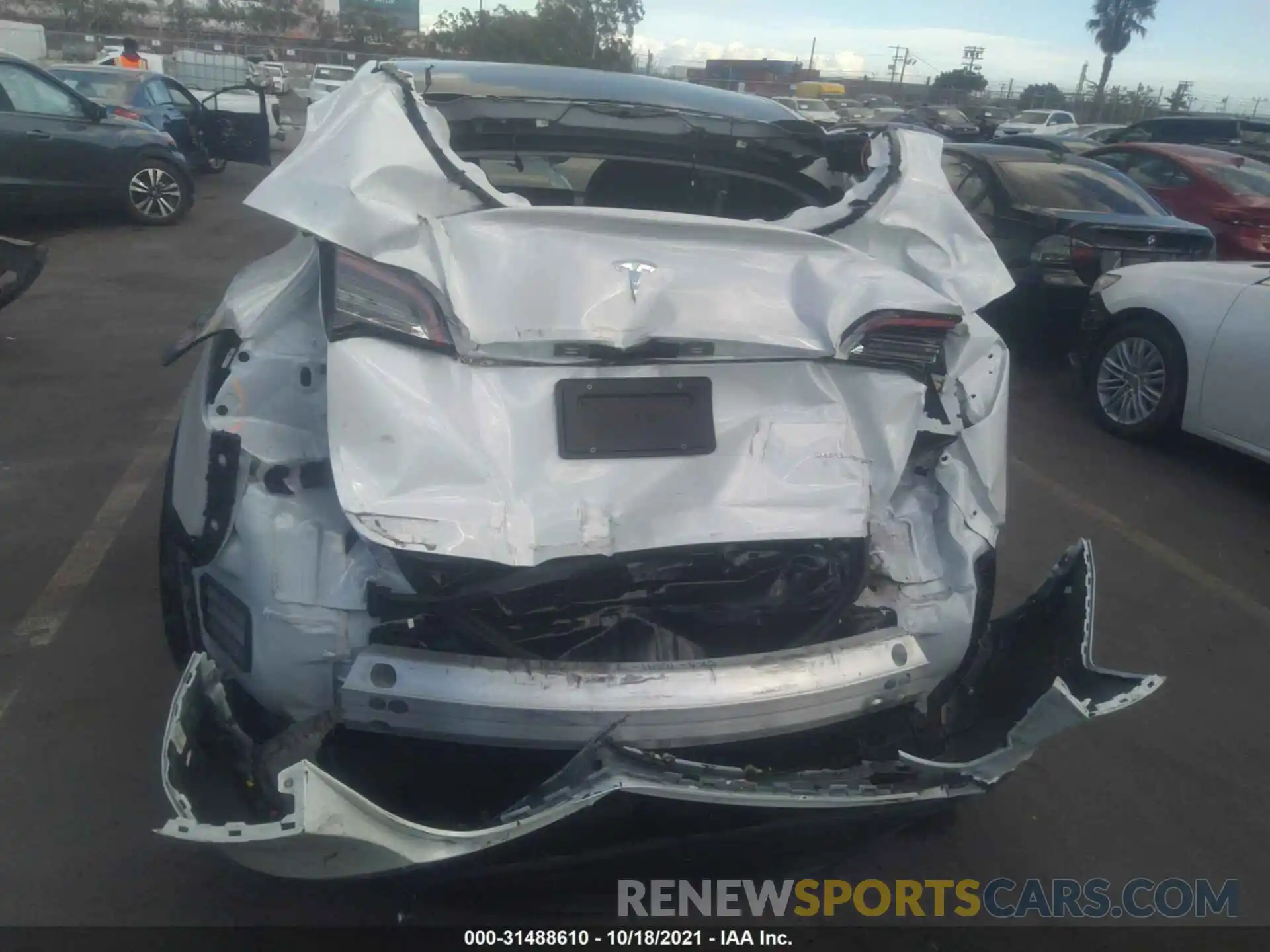 6 Photograph of a damaged car 5YJYGDEE4MF061966 TESLA MODEL Y 2021