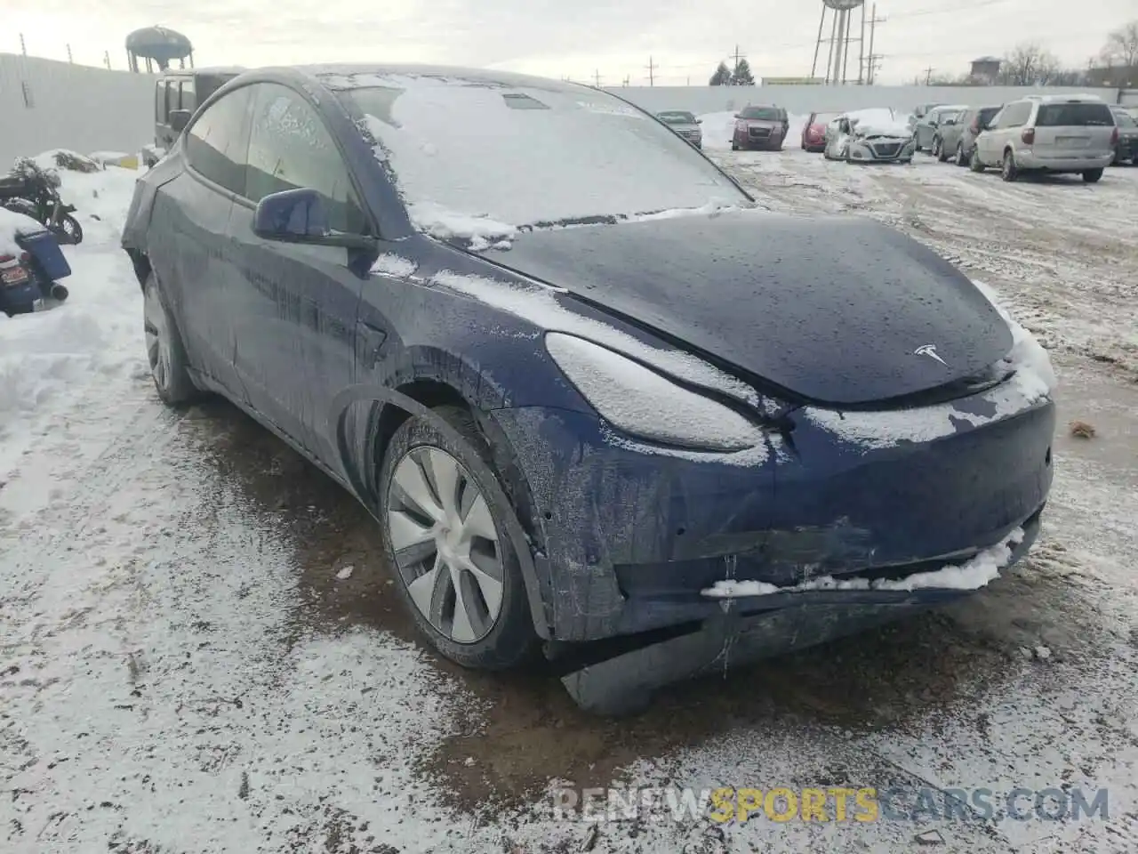 1 Фотография поврежденного автомобиля 5YJYGDEE4MF062468 TESLA MODEL Y 2021