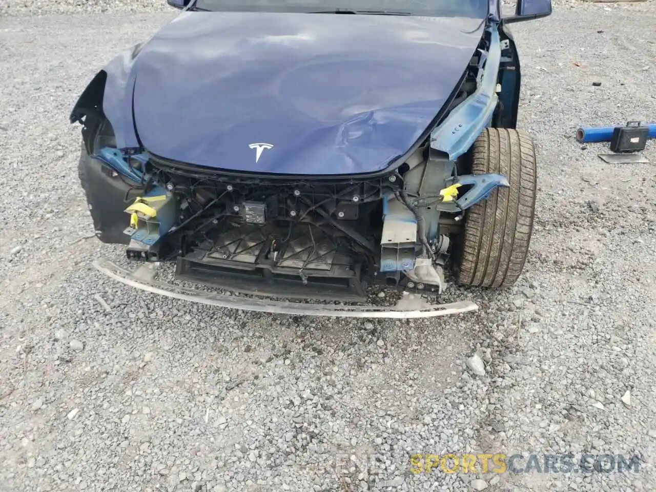 9 Photograph of a damaged car 5YJYGDEE4MF062485 TESLA MODEL Y 2021