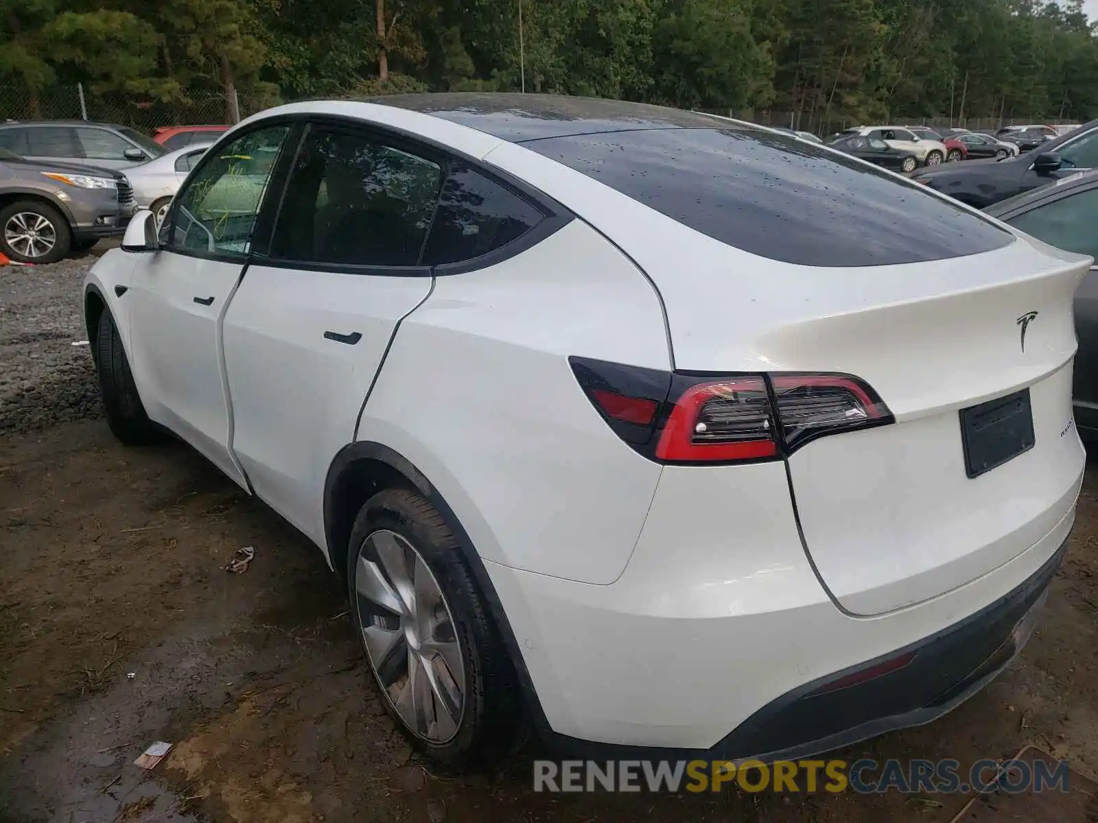 3 Фотография поврежденного автомобиля 5YJYGDEE4MF064477 TESLA MODEL Y 2021