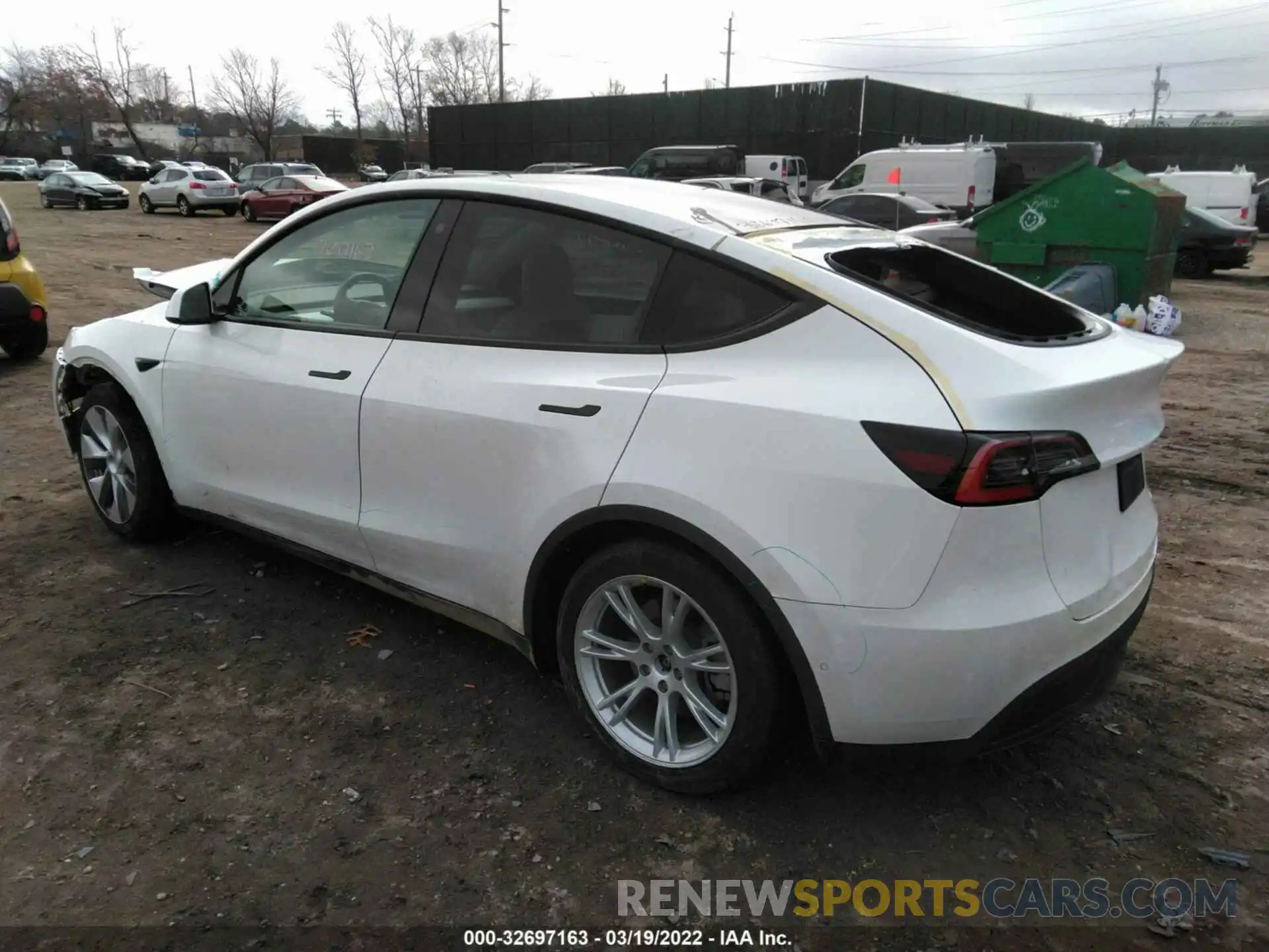 3 Фотография поврежденного автомобиля 5YJYGDEE4MF072269 TESLA MODEL Y 2021