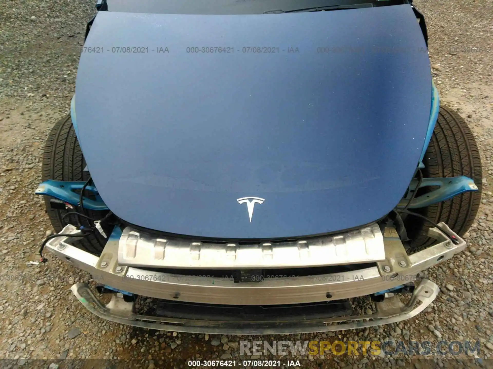 10 Фотография поврежденного автомобиля 5YJYGDEE4MF074829 TESLA MODEL Y 2021