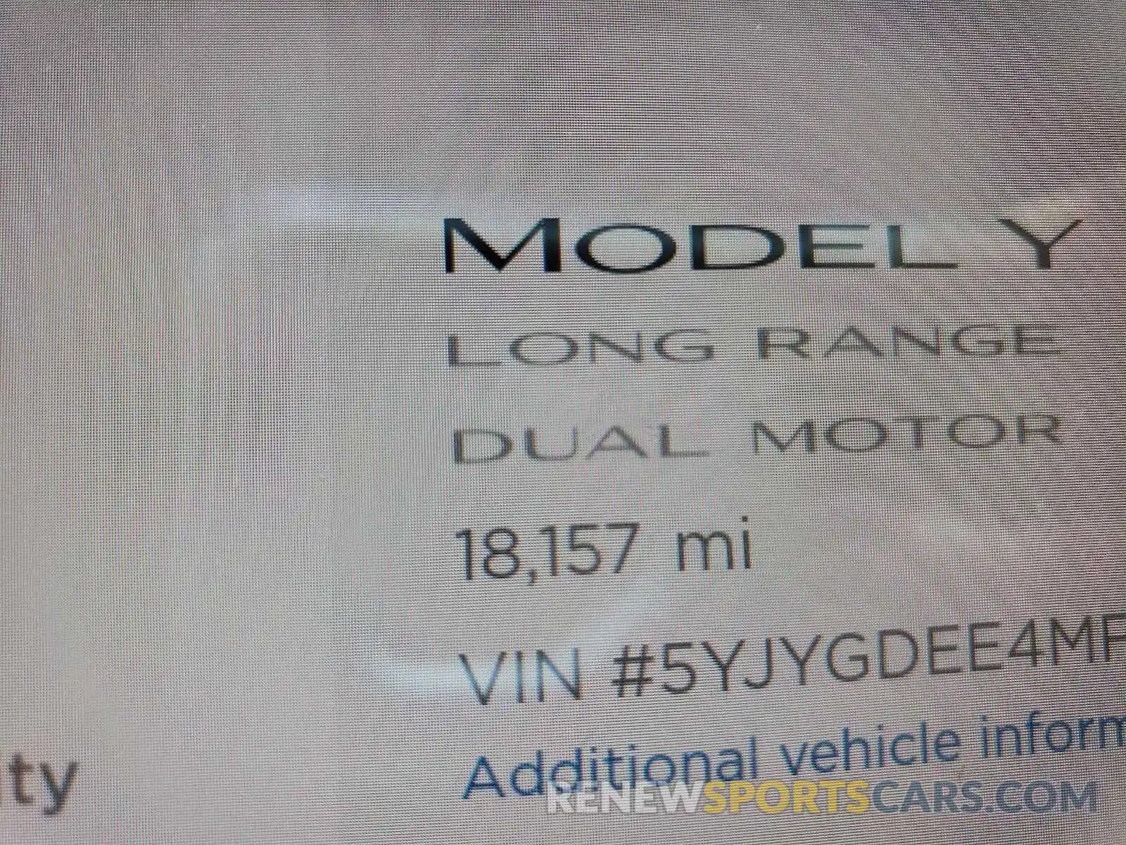 8 Фотография поврежденного автомобиля 5YJYGDEE4MF076502 TESLA MODEL Y 2021