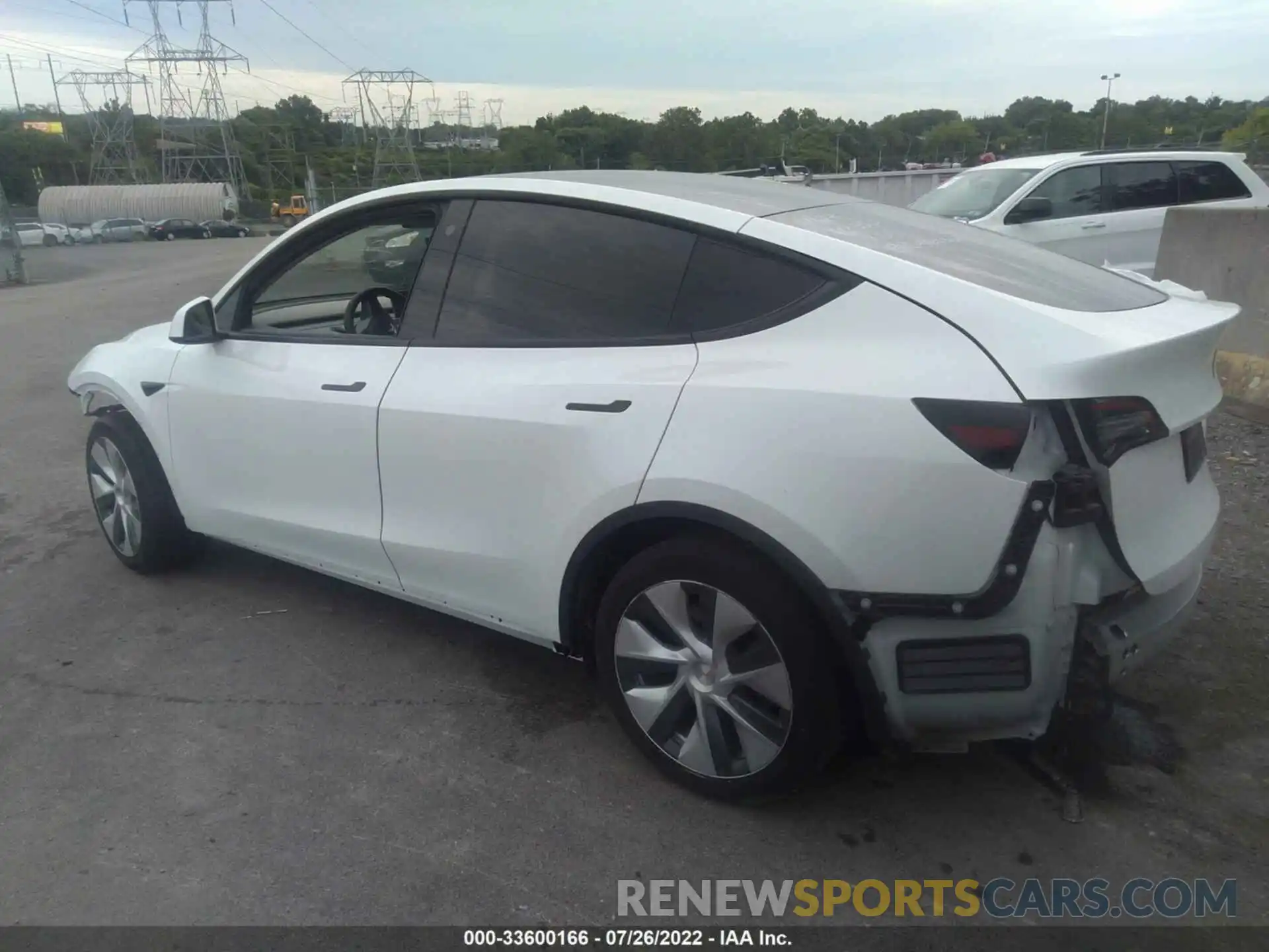 3 Фотография поврежденного автомобиля 5YJYGDEE4MF077598 TESLA MODEL Y 2021