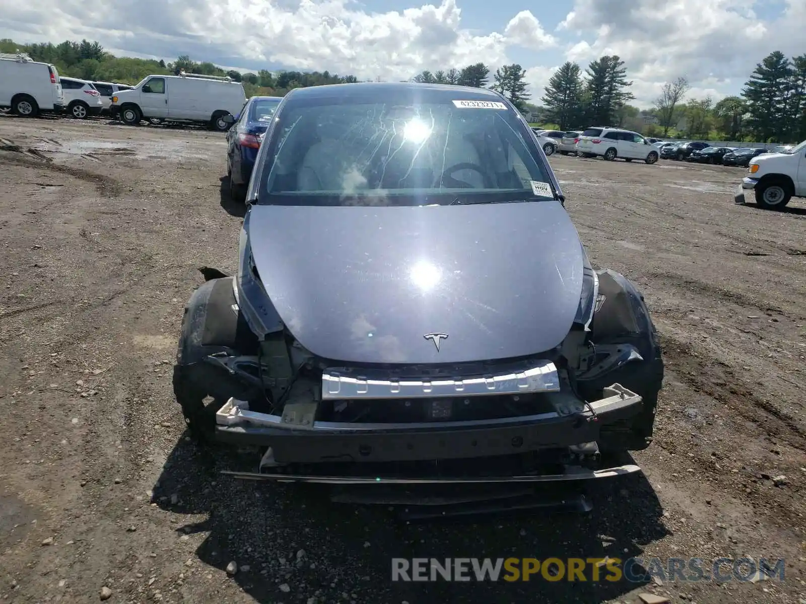 9 Photograph of a damaged car 5YJYGDEE4MF078993 TESLA MODEL Y 2021