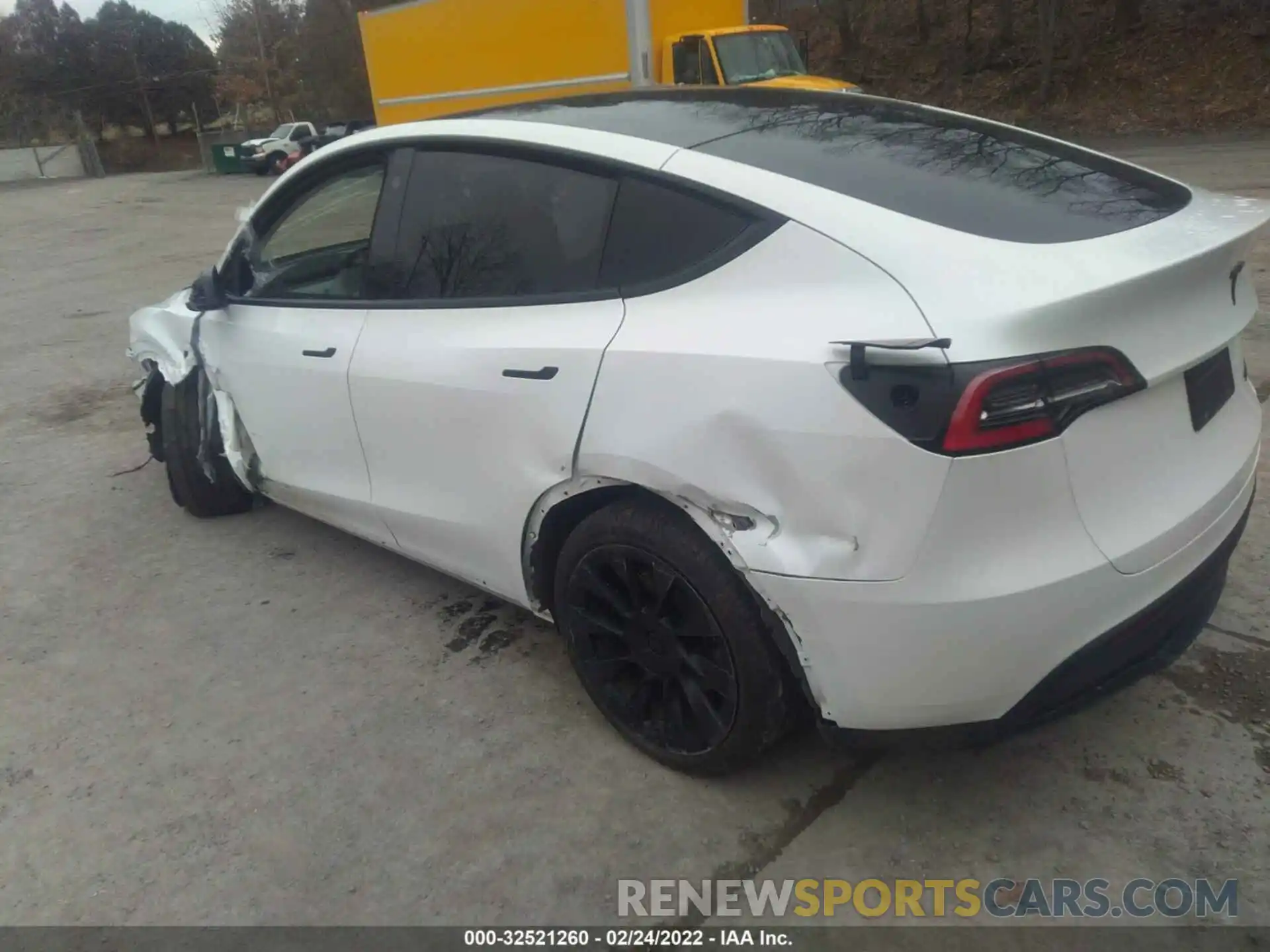 3 Фотография поврежденного автомобиля 5YJYGDEE4MF081005 TESLA MODEL Y 2021