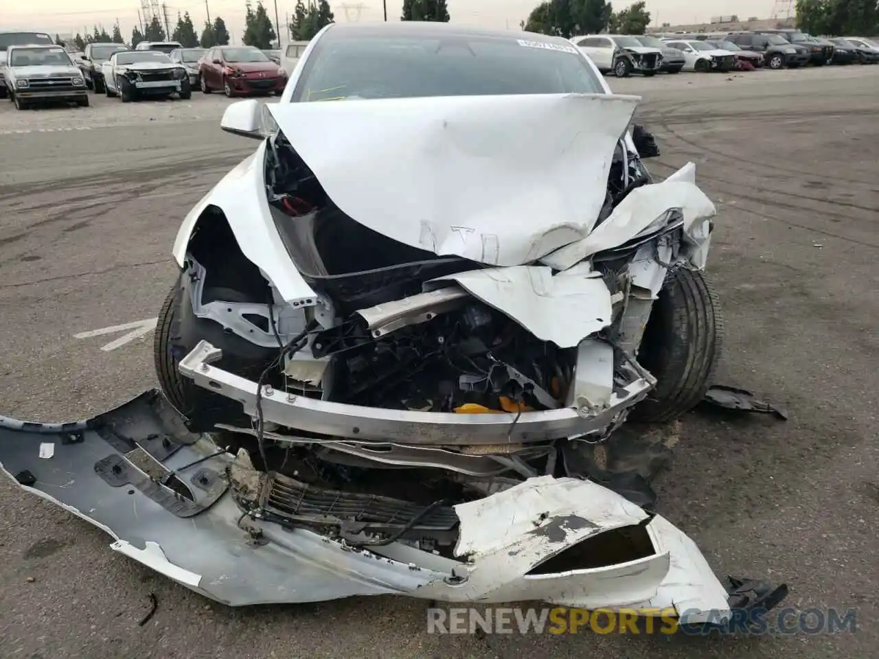 9 Photograph of a damaged car 5YJYGDEE4MF084843 TESLA MODEL Y 2021