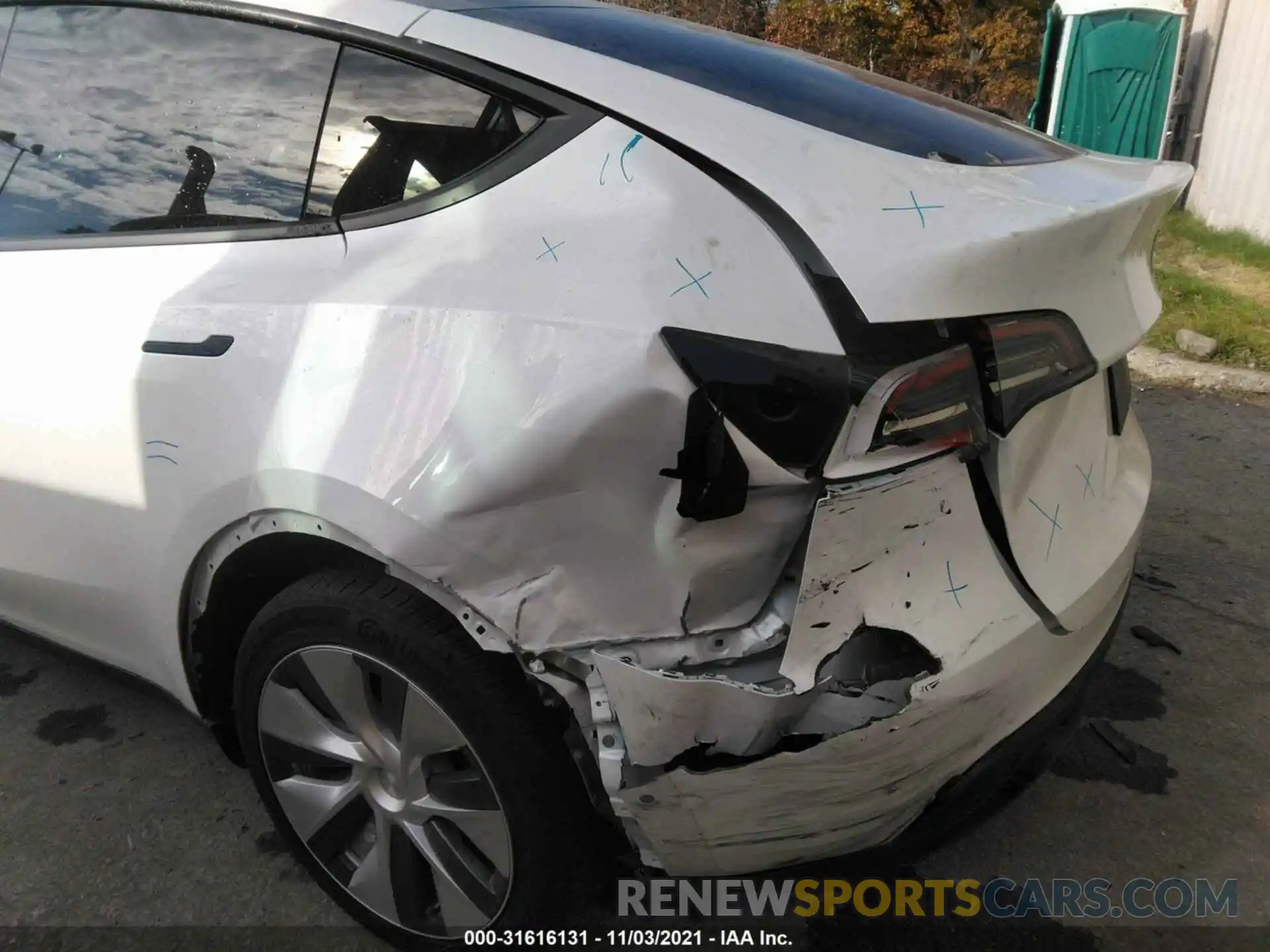 6 Photograph of a damaged car 5YJYGDEE4MF086317 TESLA MODEL Y 2021