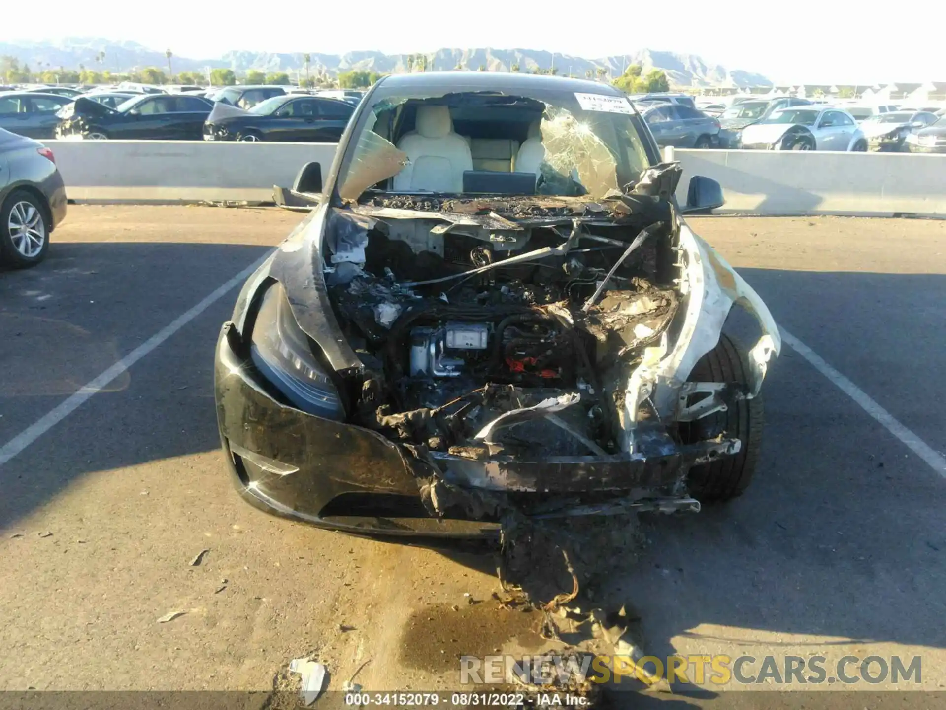 6 Photograph of a damaged car 5YJYGDEE4MF093087 TESLA MODEL Y 2021