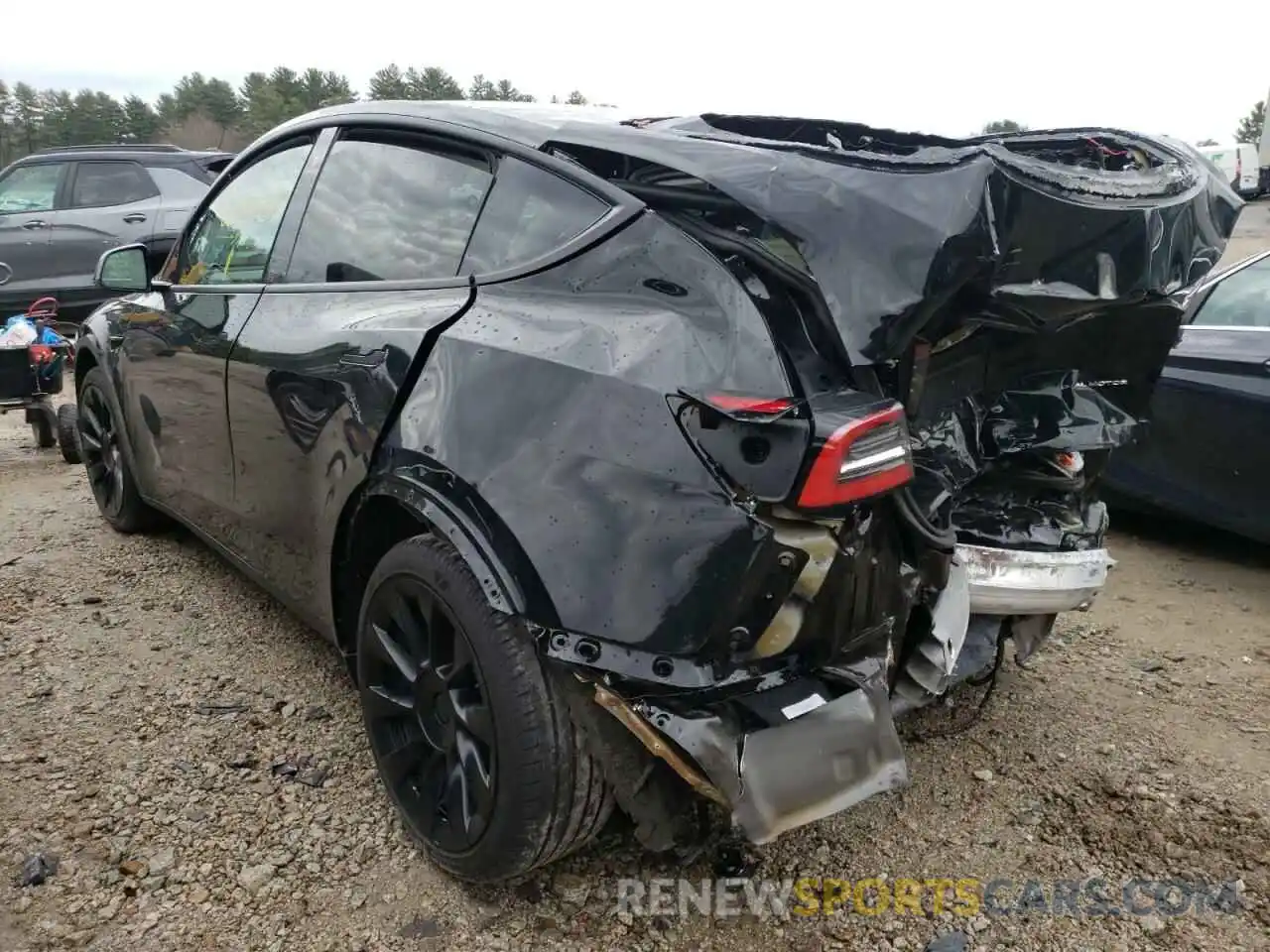 3 Photograph of a damaged car 5YJYGDEE4MF103262 TESLA MODEL Y 2021