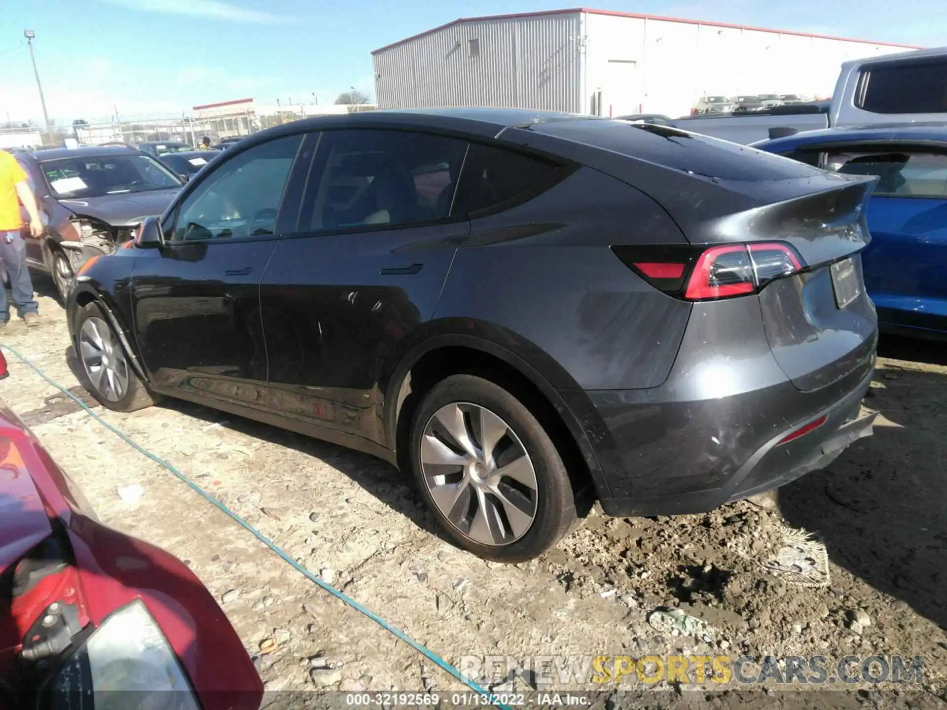 3 Photograph of a damaged car 5YJYGDEE4MF107019 TESLA MODEL Y 2021