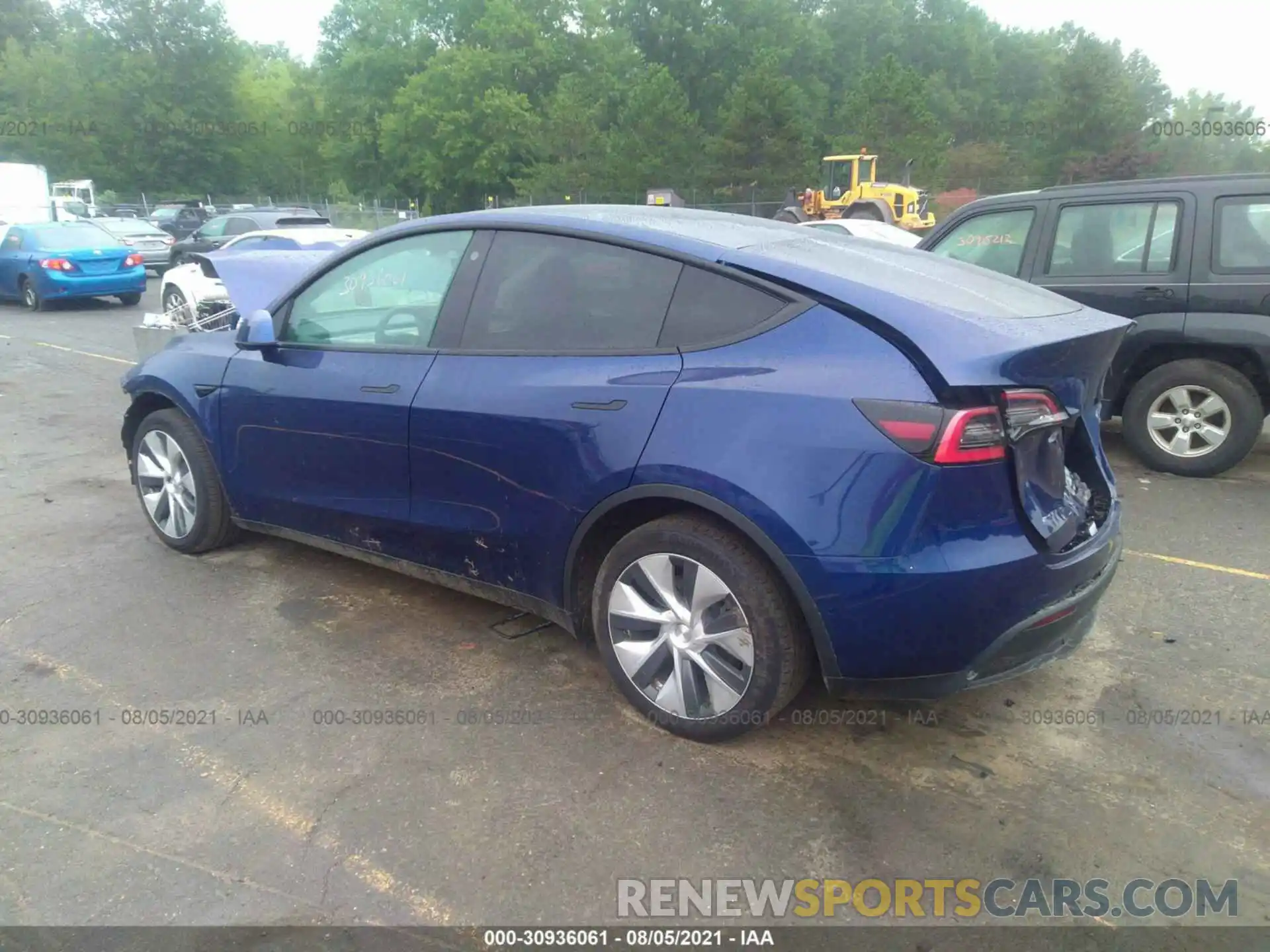 3 Photograph of a damaged car 5YJYGDEE4MF109286 TESLA MODEL Y 2021