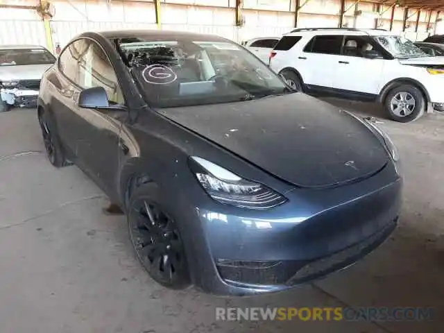 1 Photograph of a damaged car 5YJYGDEE4MF115461 TESLA MODEL Y 2021