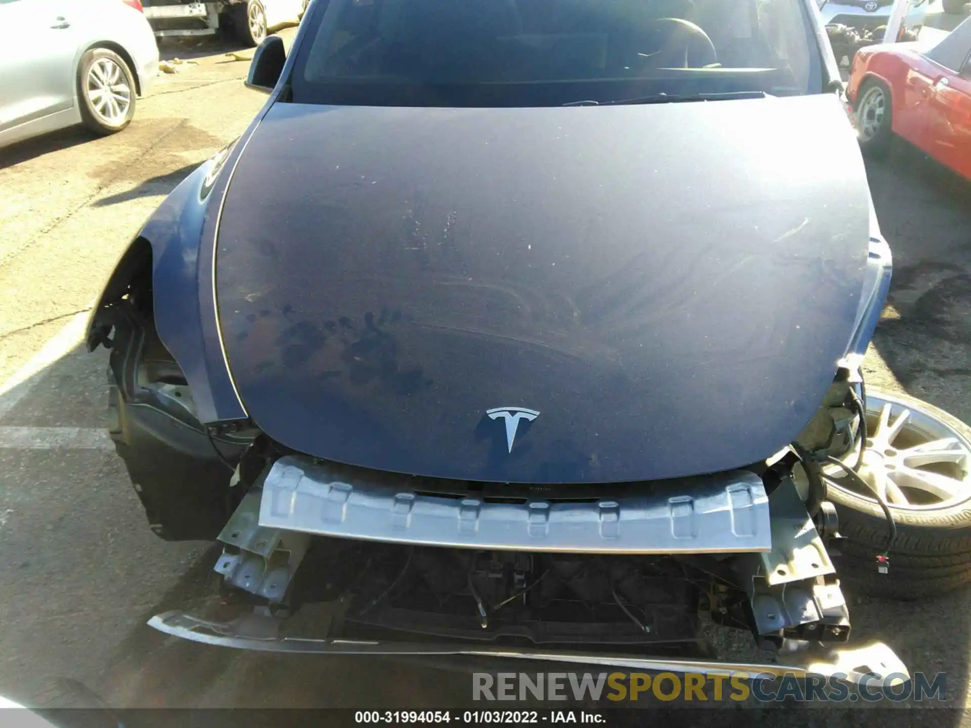 10 Фотография поврежденного автомобиля 5YJYGDEE4MF119204 TESLA MODEL Y 2021