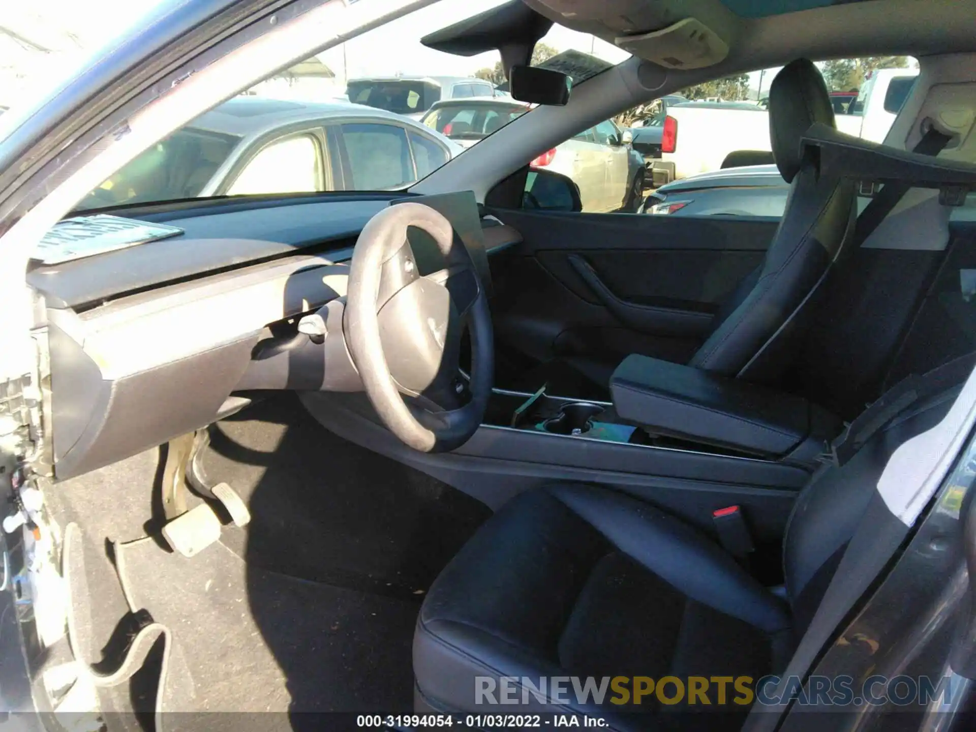 5 Photograph of a damaged car 5YJYGDEE4MF119204 TESLA MODEL Y 2021