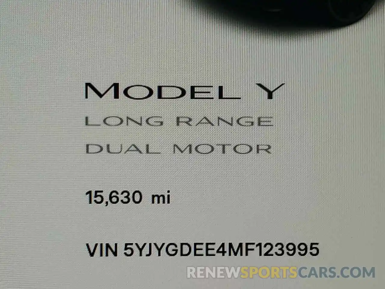 8 Фотография поврежденного автомобиля 5YJYGDEE4MF123995 TESLA MODEL Y 2021