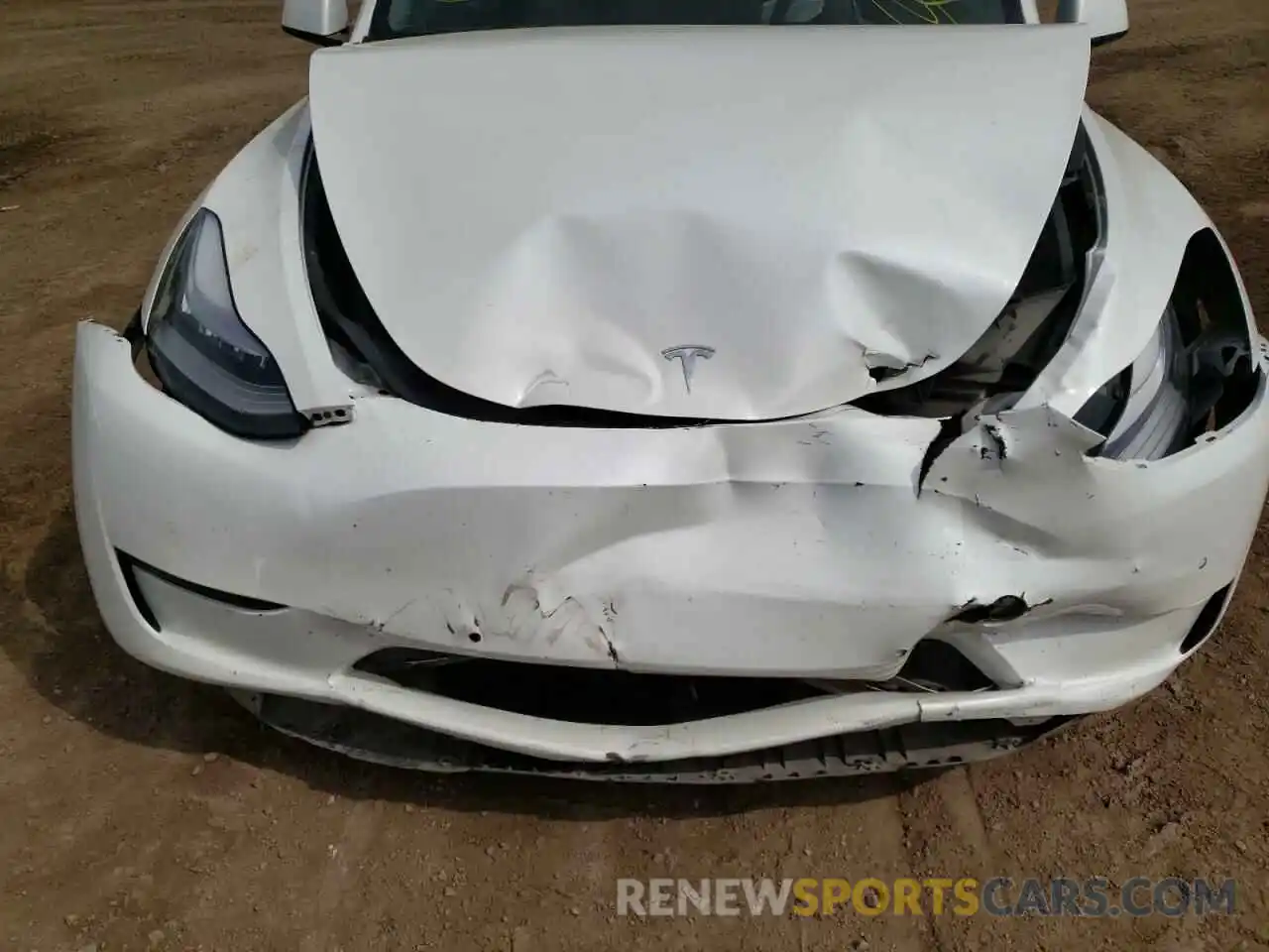 7 Photograph of a damaged car 5YJYGDEE4MF140019 TESLA MODEL Y 2021