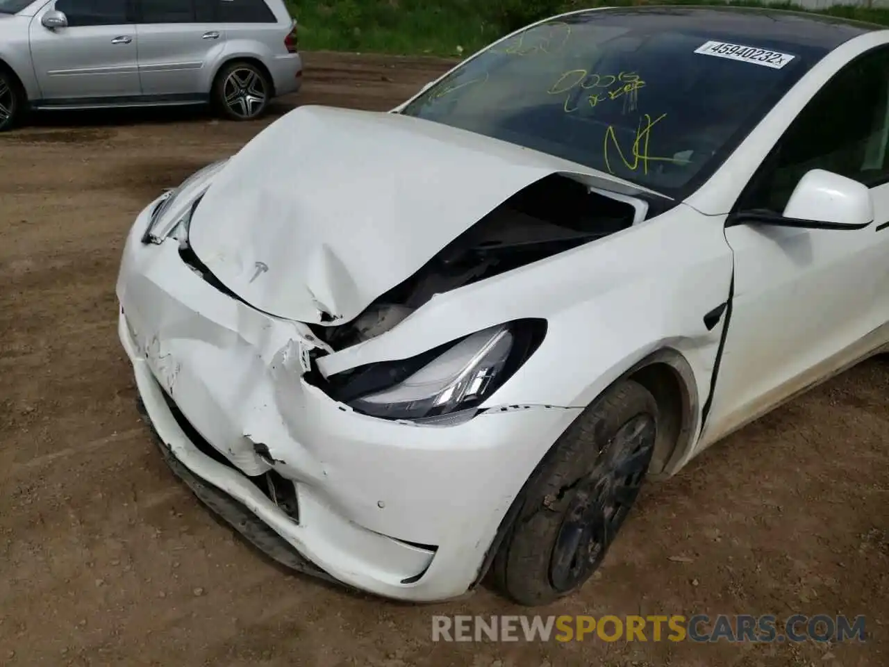 9 Фотография поврежденного автомобиля 5YJYGDEE4MF140019 TESLA MODEL Y 2021