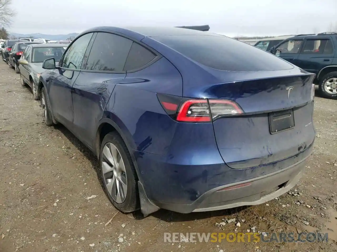 3 Фотография поврежденного автомобиля 5YJYGDEE4MF140599 TESLA MODEL Y 2021