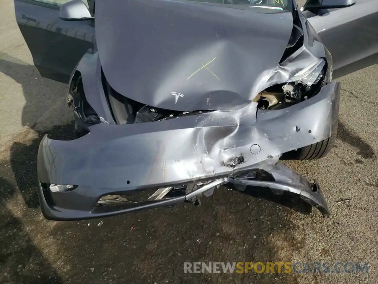 7 Photograph of a damaged car 5YJYGDEE4MF161100 TESLA MODEL Y 2021