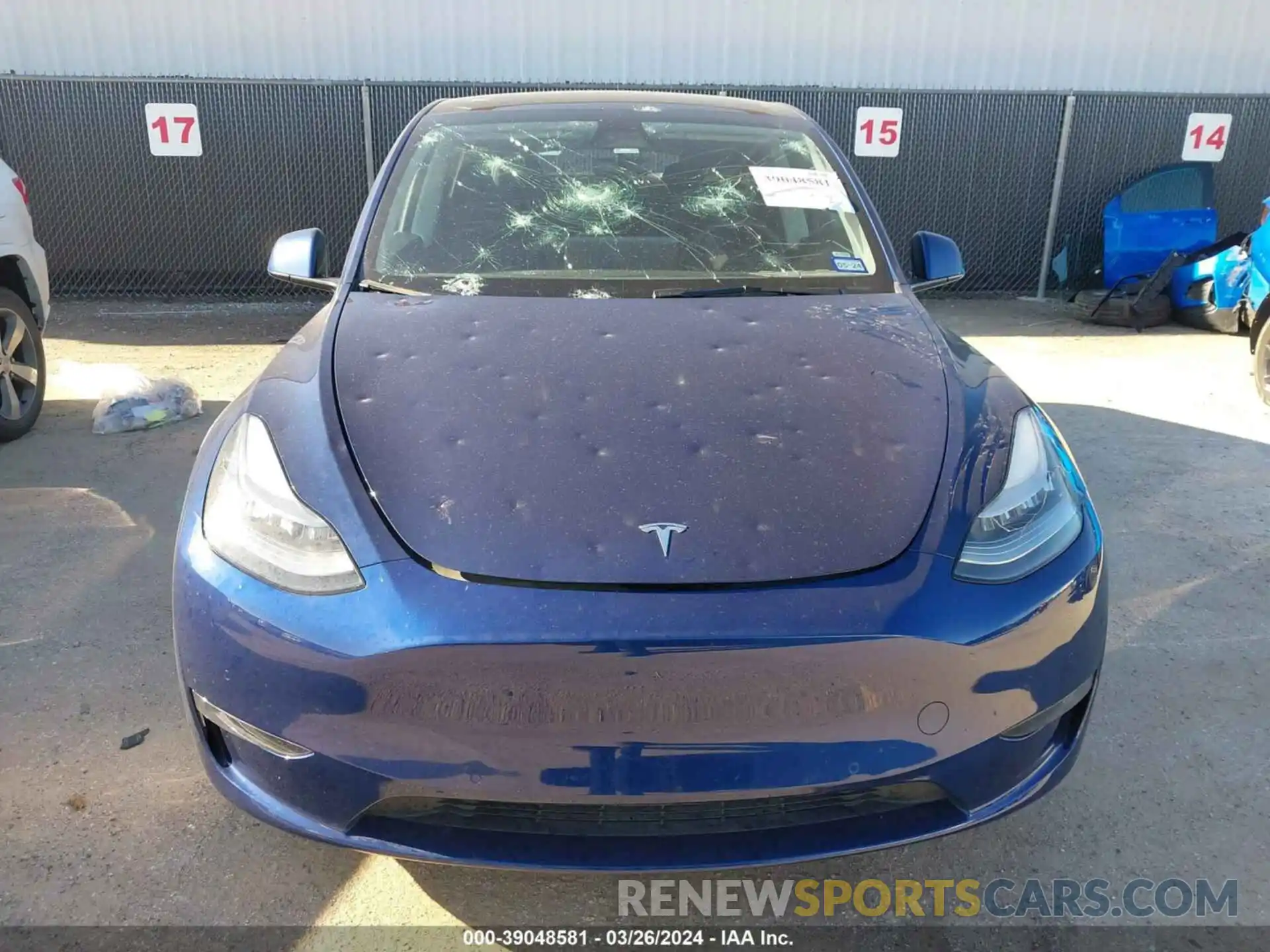 12 Photograph of a damaged car 5YJYGDEE4MF196719 TESLA MODEL Y 2021