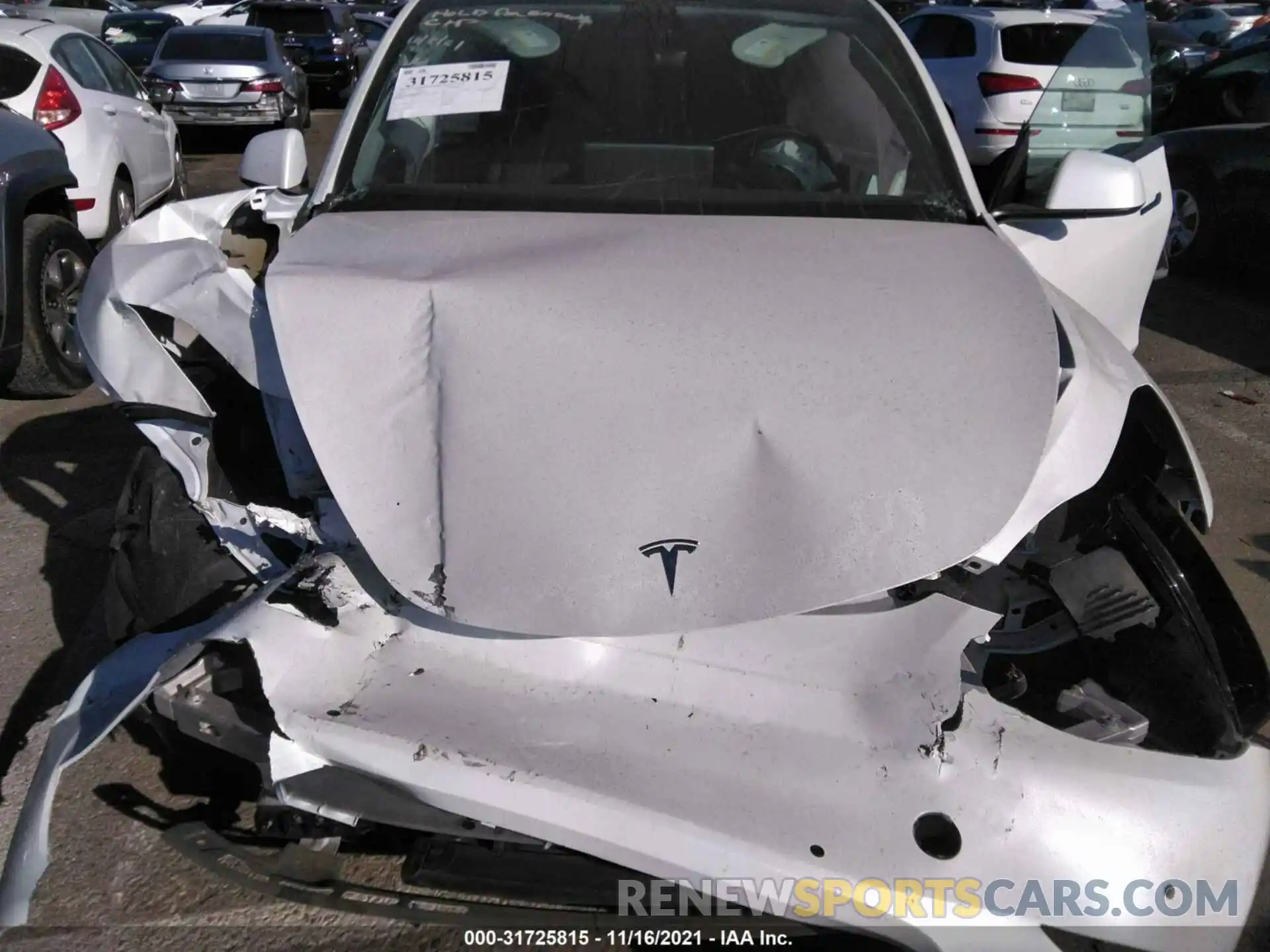 10 Photograph of a damaged car 5YJYGDEE4MF213793 TESLA MODEL Y 2021