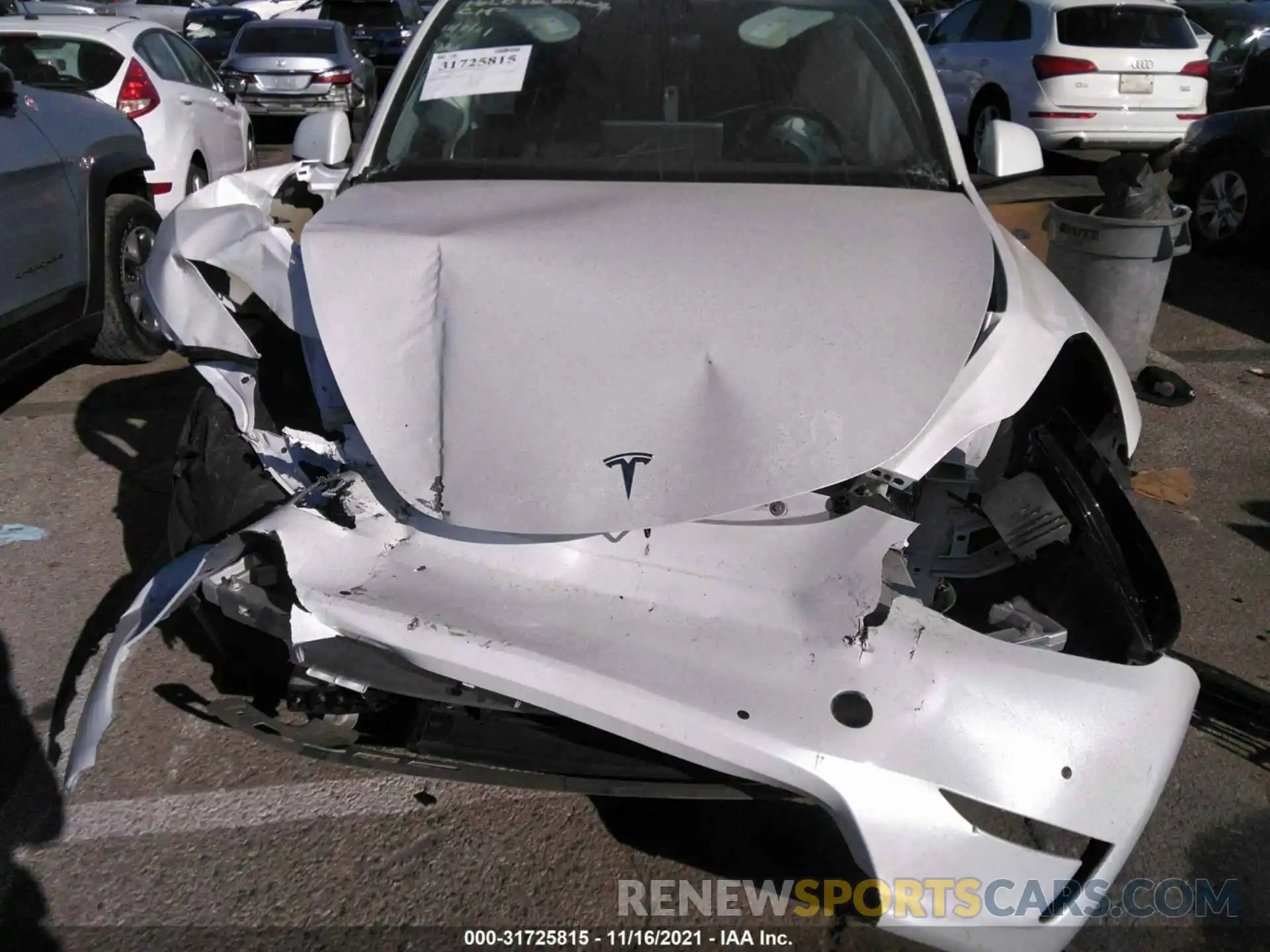 6 Photograph of a damaged car 5YJYGDEE4MF213793 TESLA MODEL Y 2021