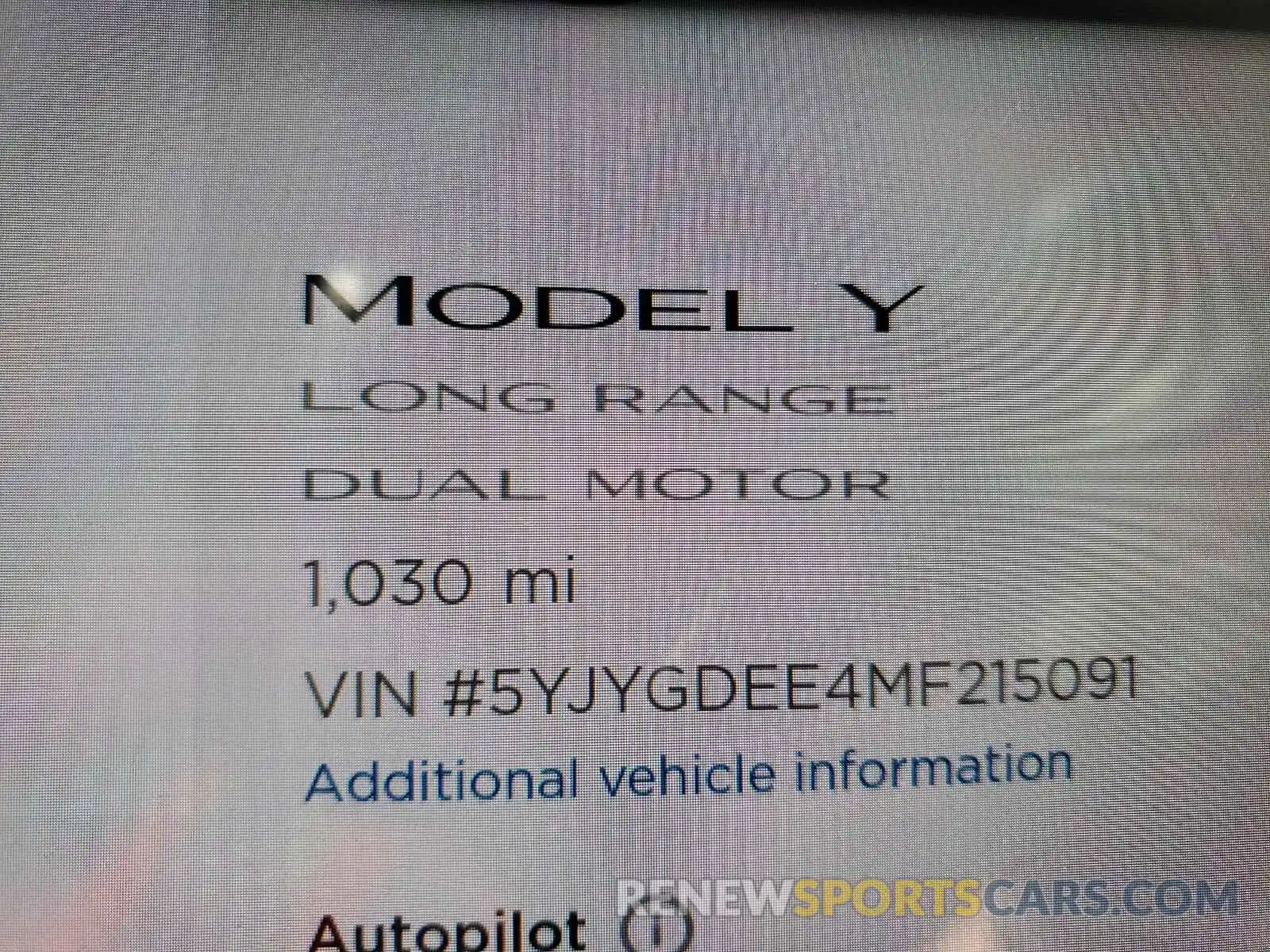 8 Фотография поврежденного автомобиля 5YJYGDEE4MF215091 TESLA MODEL Y 2021