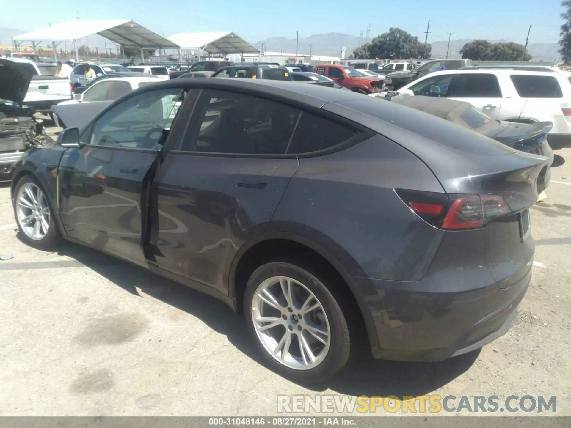 3 Photograph of a damaged car 5YJYGDEE4MF229038 TESLA MODEL Y 2021