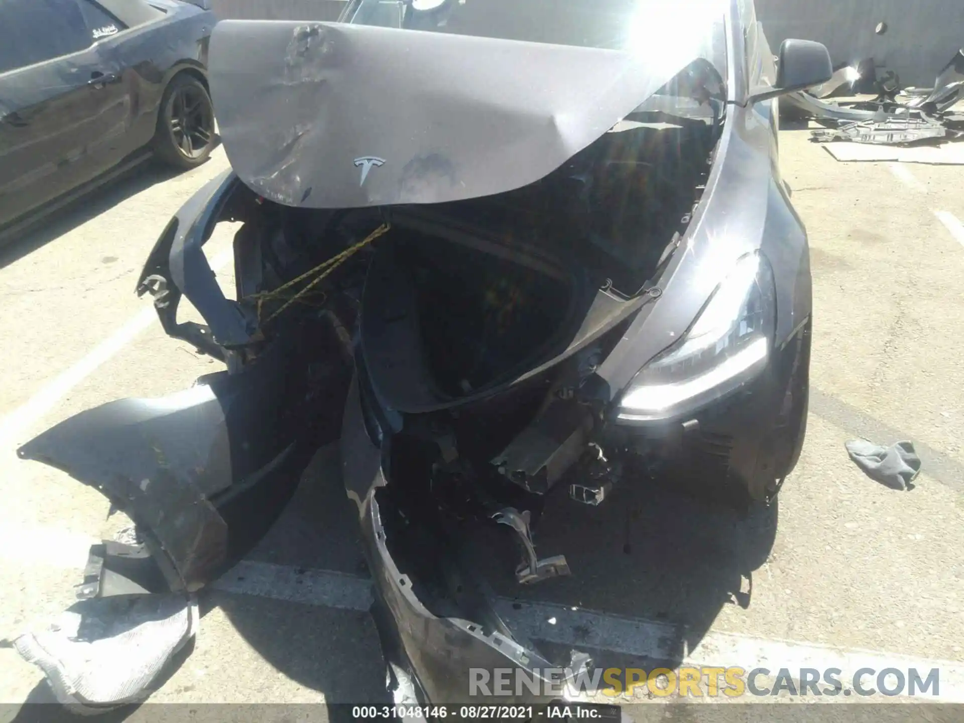 6 Photograph of a damaged car 5YJYGDEE4MF229038 TESLA MODEL Y 2021