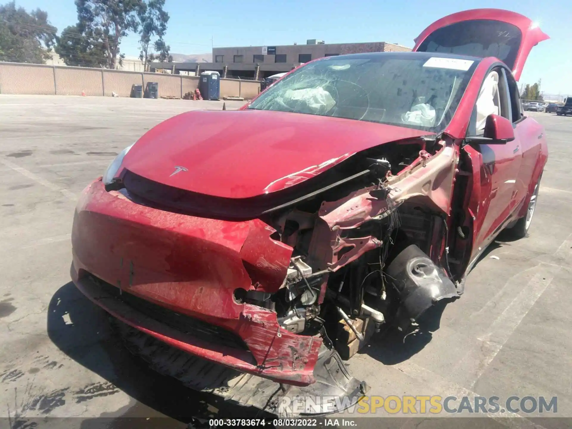 6 Photograph of a damaged car 5YJYGDEE4MF239469 TESLA MODEL Y 2021