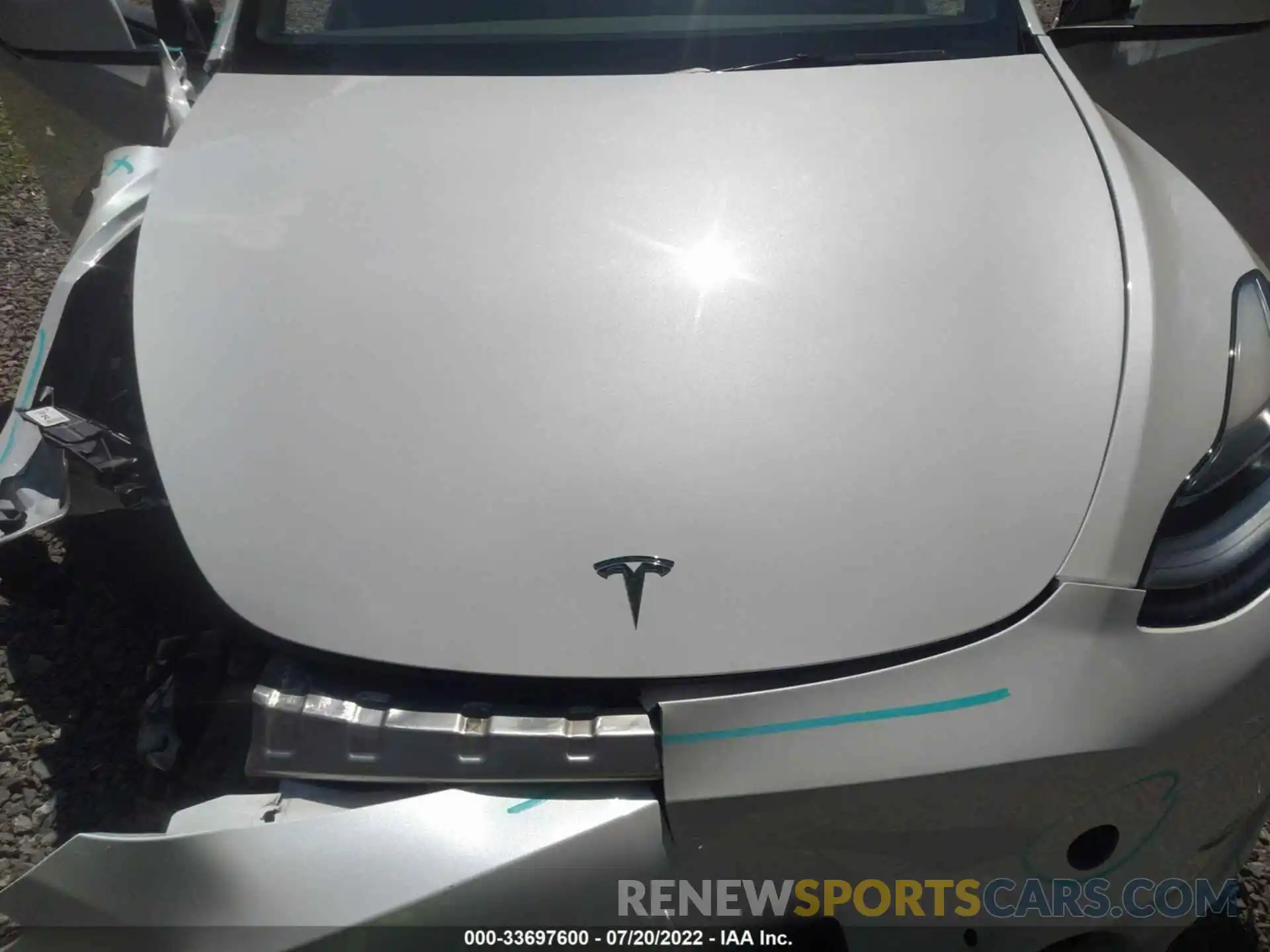 10 Photograph of a damaged car 5YJYGDEE4MF243506 TESLA MODEL Y 2021