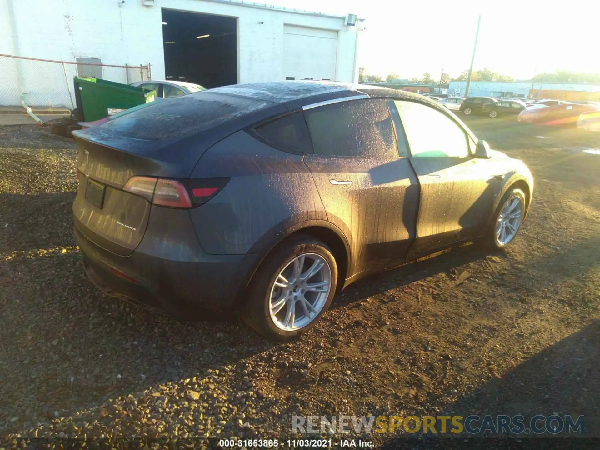 4 Фотография поврежденного автомобиля 5YJYGDEE4MF251055 TESLA MODEL Y 2021