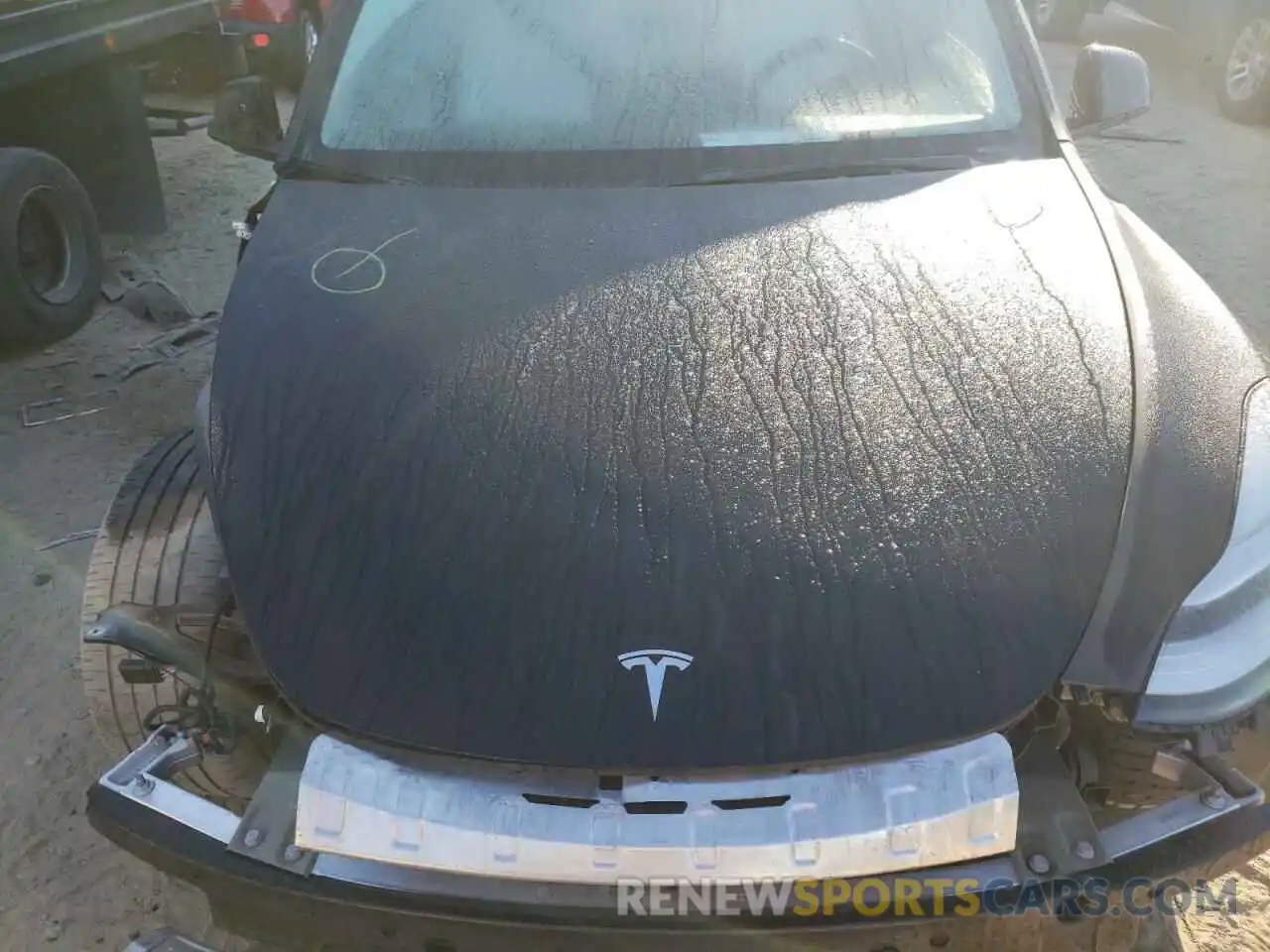 7 Photograph of a damaged car 5YJYGDEE4MF256367 TESLA MODEL Y 2021