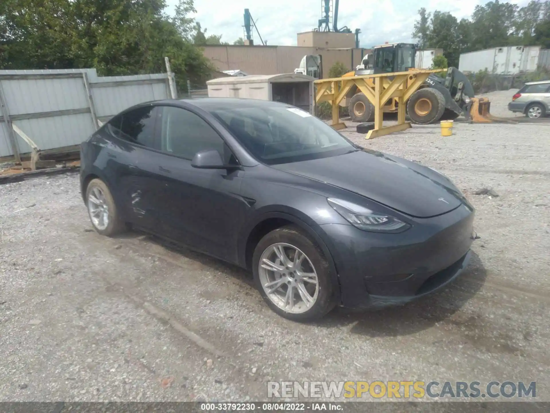 1 Фотография поврежденного автомобиля 5YJYGDEE4MF279342 TESLA MODEL Y 2021