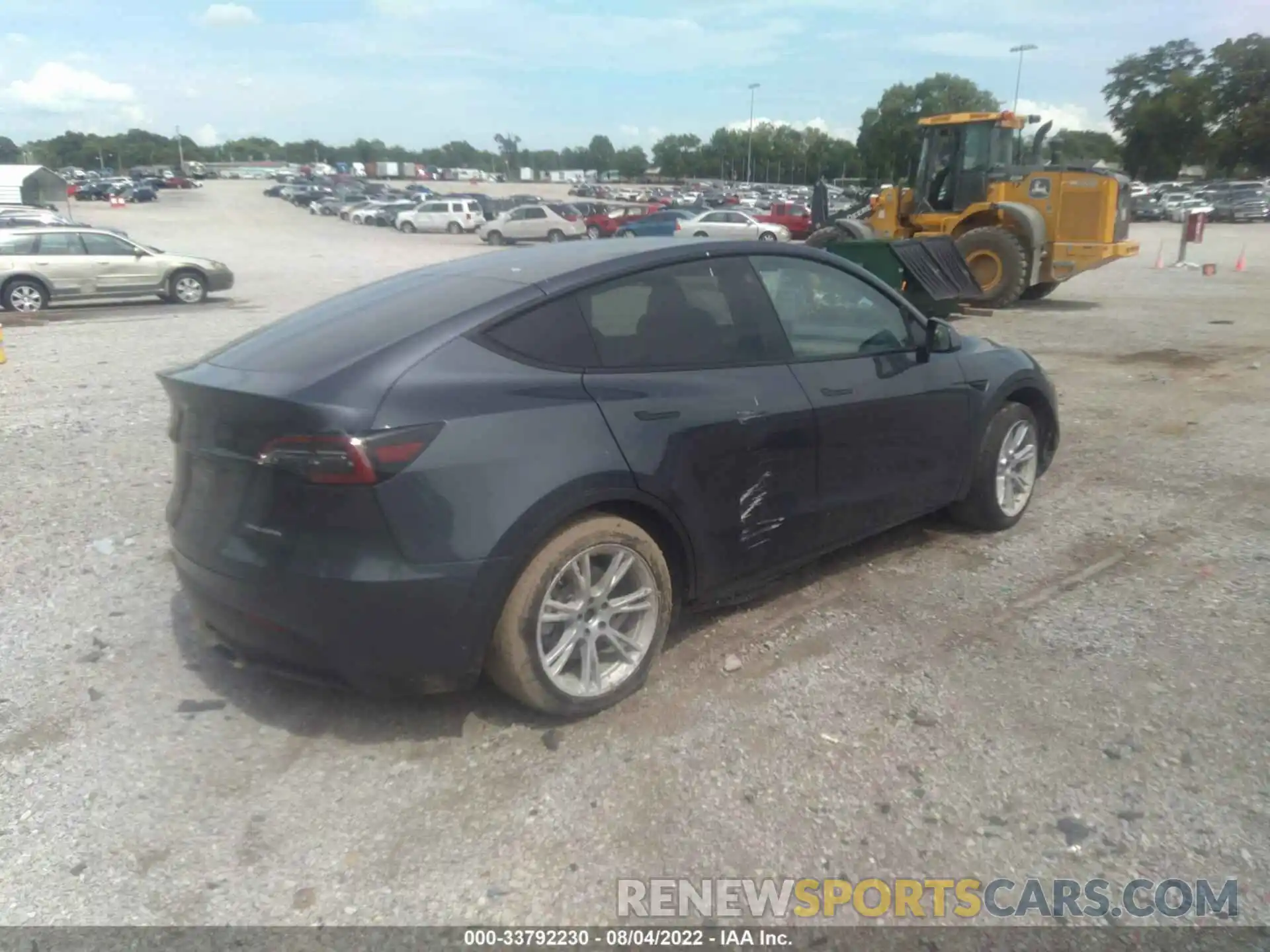 4 Фотография поврежденного автомобиля 5YJYGDEE4MF279342 TESLA MODEL Y 2021