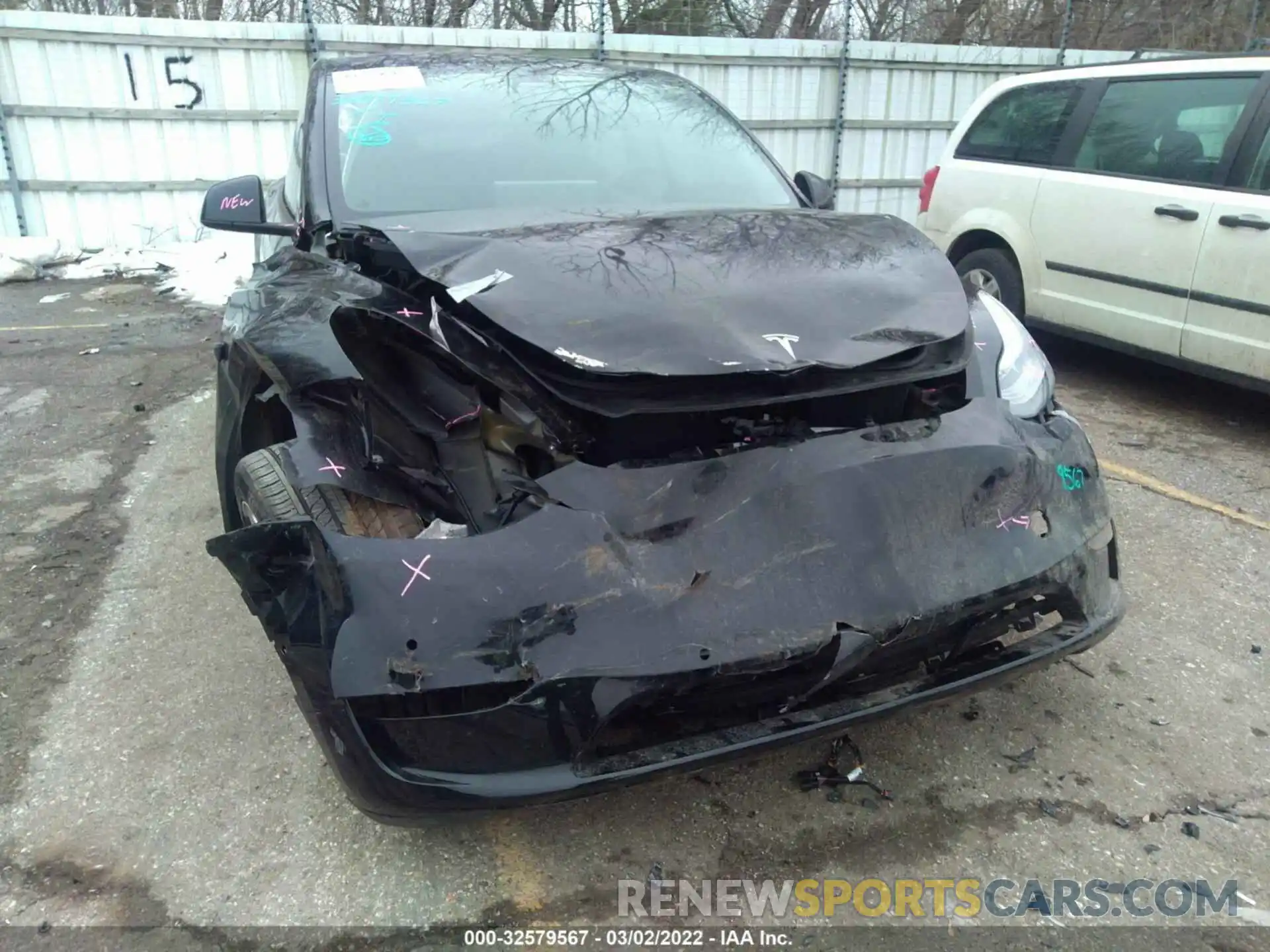 6 Photograph of a damaged car 5YJYGDEE5MF062592 TESLA MODEL Y 2021