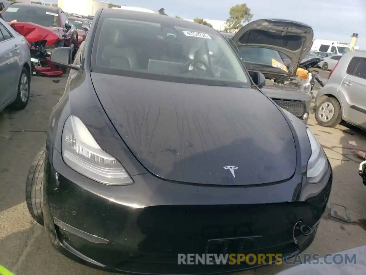 5 Photograph of a damaged car 5YJYGDEE5MF064939 TESLA MODEL Y 2021