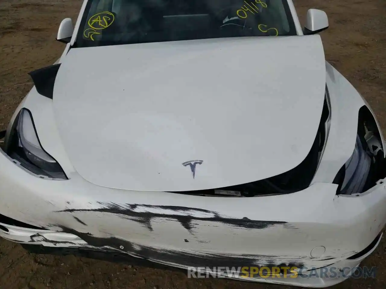 7 Photograph of a damaged car 5YJYGDEE5MF073480 TESLA MODEL Y 2021