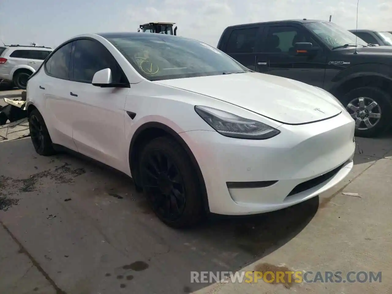 1 Фотография поврежденного автомобиля 5YJYGDEE5MF080462 TESLA MODEL Y 2021