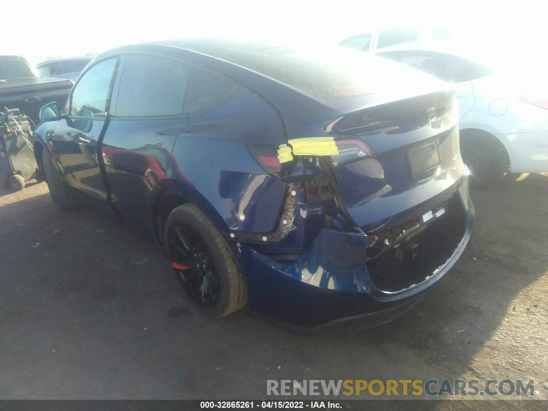 3 Photograph of a damaged car 5YJYGDEE5MF089159 TESLA MODEL Y 2021