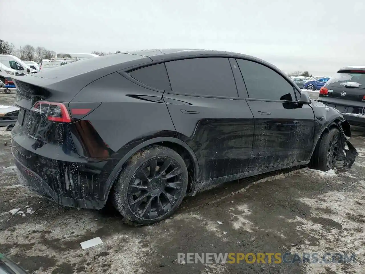 3 Photograph of a damaged car 5YJYGDEE5MF089601 TESLA MODEL Y 2021