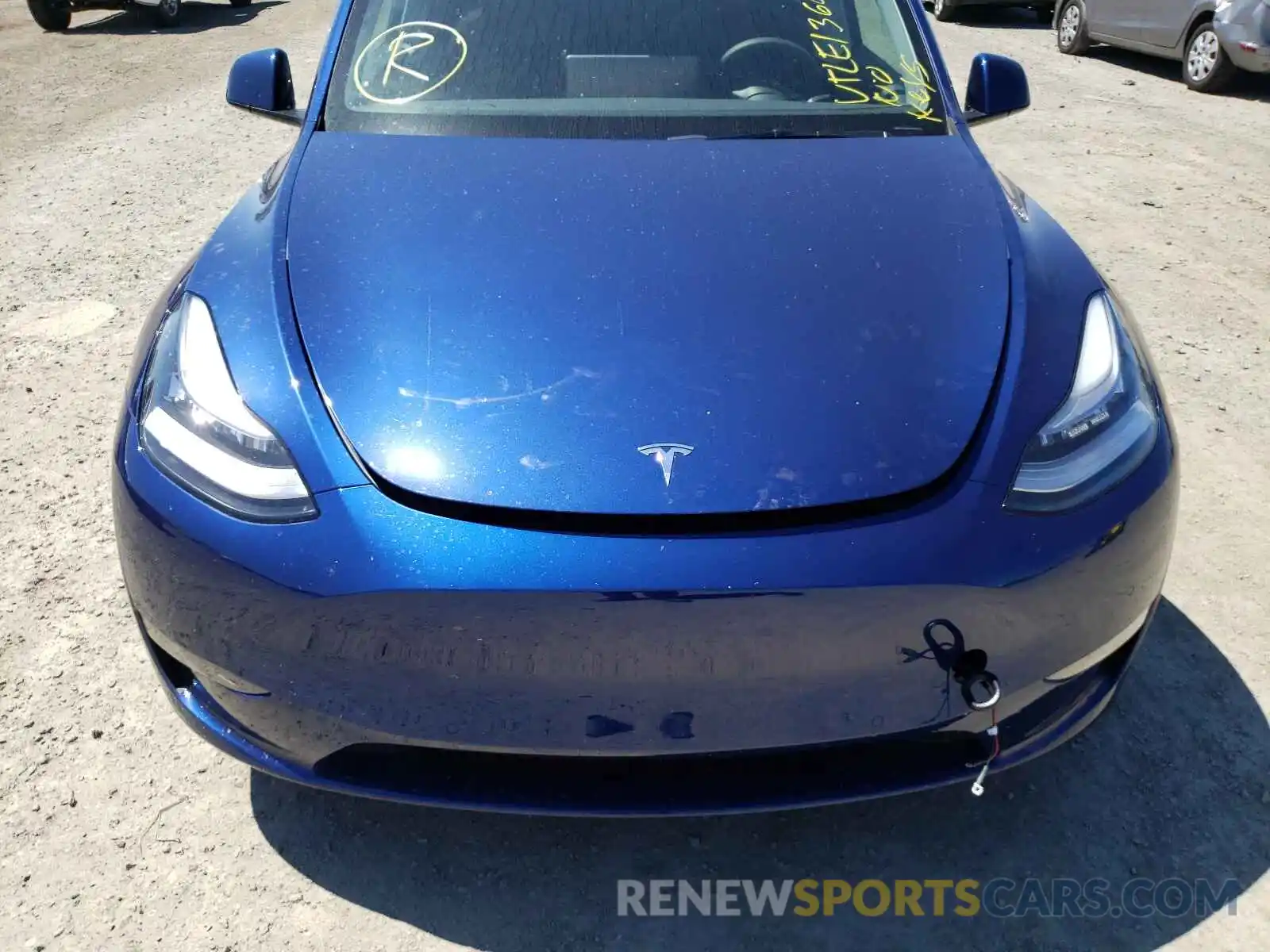 7 Photograph of a damaged car 5YJYGDEE5MF092336 TESLA MODEL Y 2021