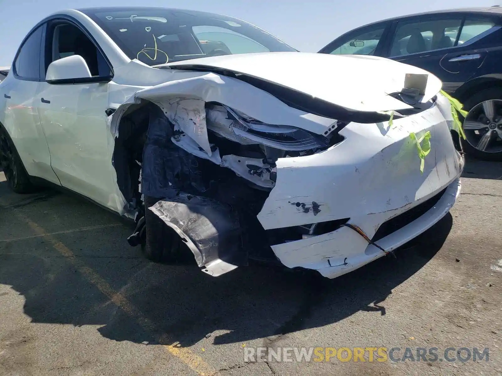 9 Photograph of a damaged car 5YJYGDEE5MF098041 TESLA MODEL Y 2021