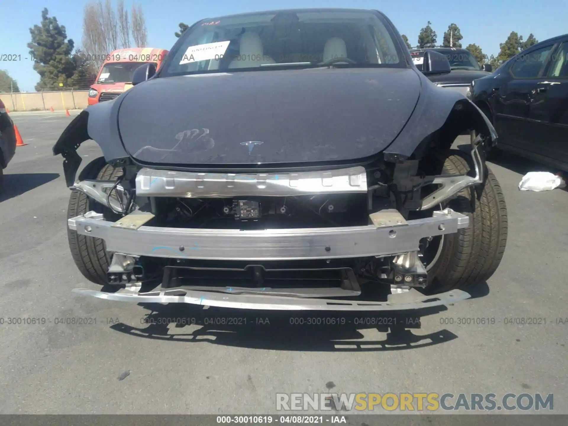 6 Photograph of a damaged car 5YJYGDEE5MF098525 TESLA MODEL Y 2021